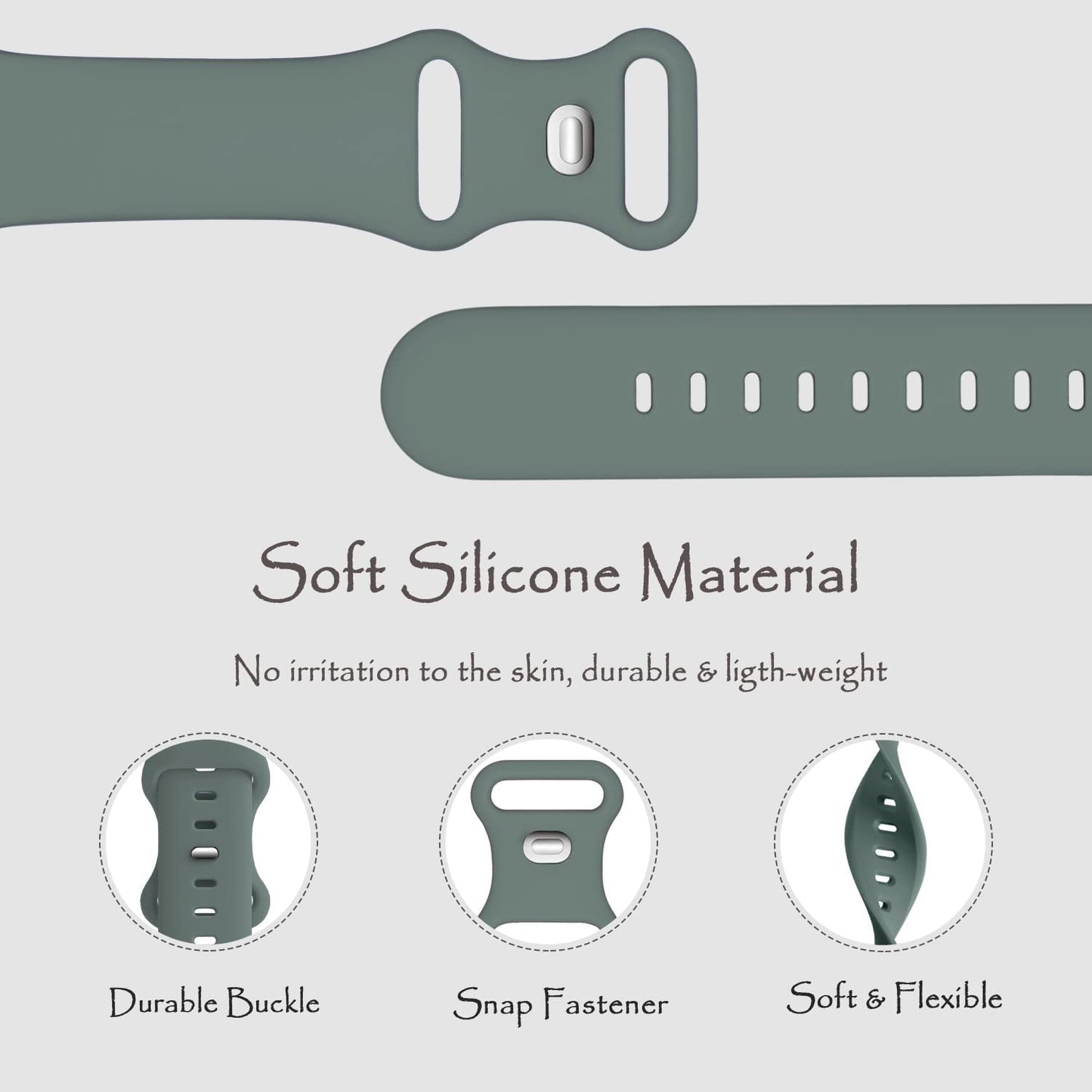 SNBLK [14 Pack] Compatible with Apple Watch Band 38Mm 40Mm 41Mm 42Mm 44Mm 45Mm 49Mm for Women Men, Soft Silicone Wrist Bands Sport Strap Compatible for Iwatch Series 8 7 6 5 4 3 2 1 SE Ultra  SNBLK   