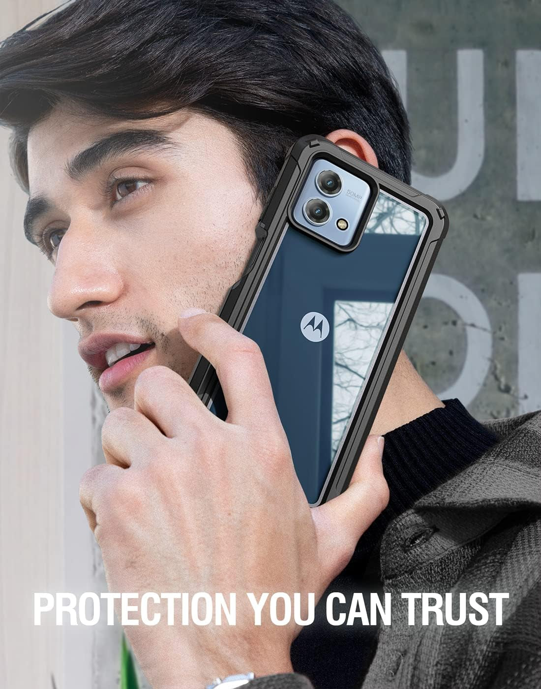 Poetic Guardian Case for Motorola Moto G Stylus 4G 2023 6.5 Inch [Not Fit 5G Version], [20 FT Mil-Grade Drop Tested], Full-Body Hybrid Shockproof Cover with Built-In Screen Protector, Black/Clear  Poetic   