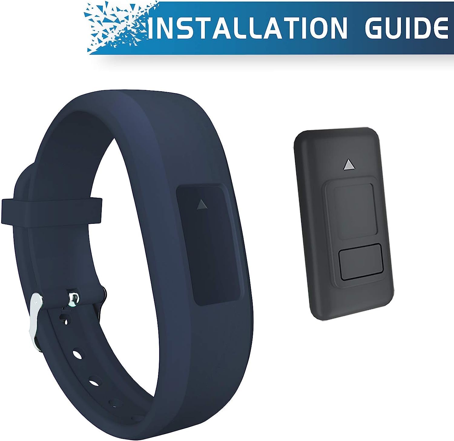 Ibrek for Garmin Vivofit 3/Jr/Jr 2 Bands, Adjustable Replacement Wristbands with Watch Buckle for Kids Women Men(No Tracker)  iBREK   