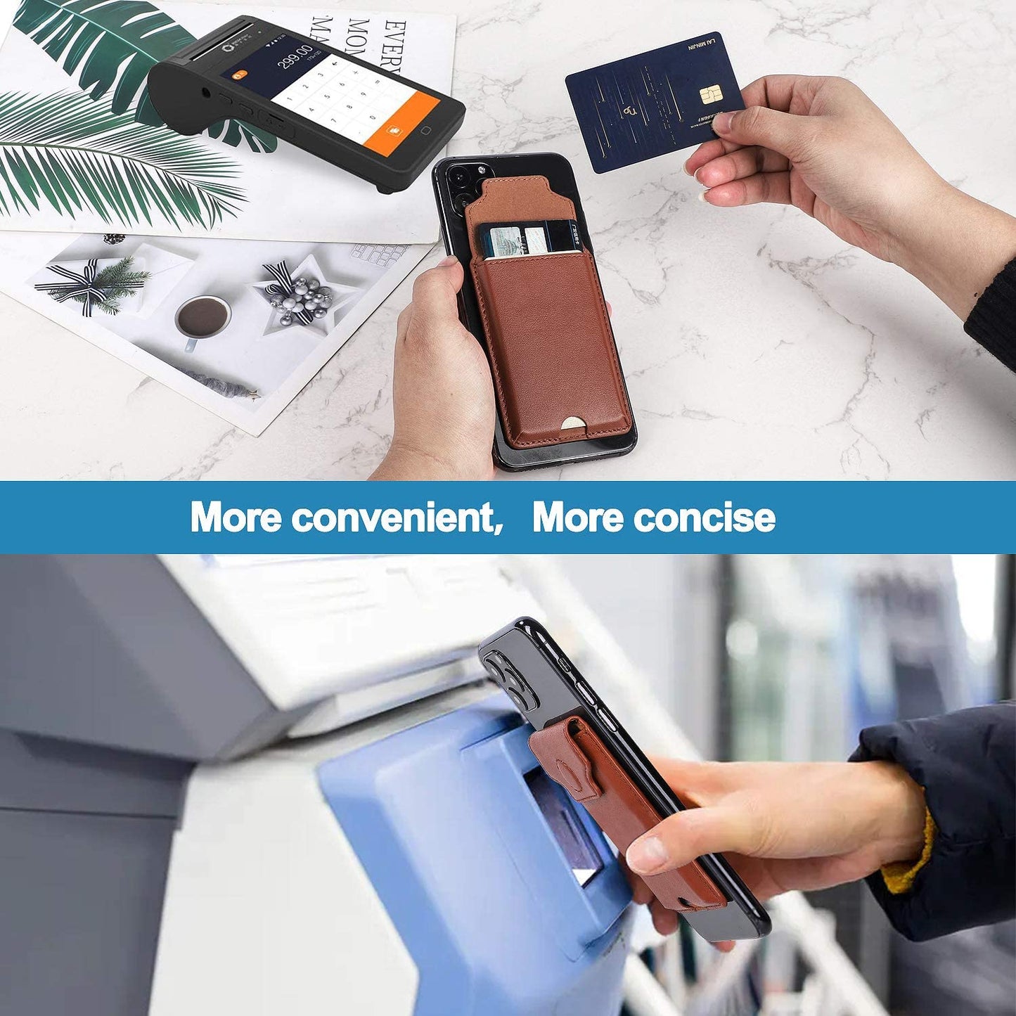 Luxury Magnetic Magsafe Wallet Card Holder Magsafe Wallet Iphone 12 13 Pro Max Stick on Magnetic Compatible with Iphone 12/13 Pro|Pro Max(Green)  QinLo   