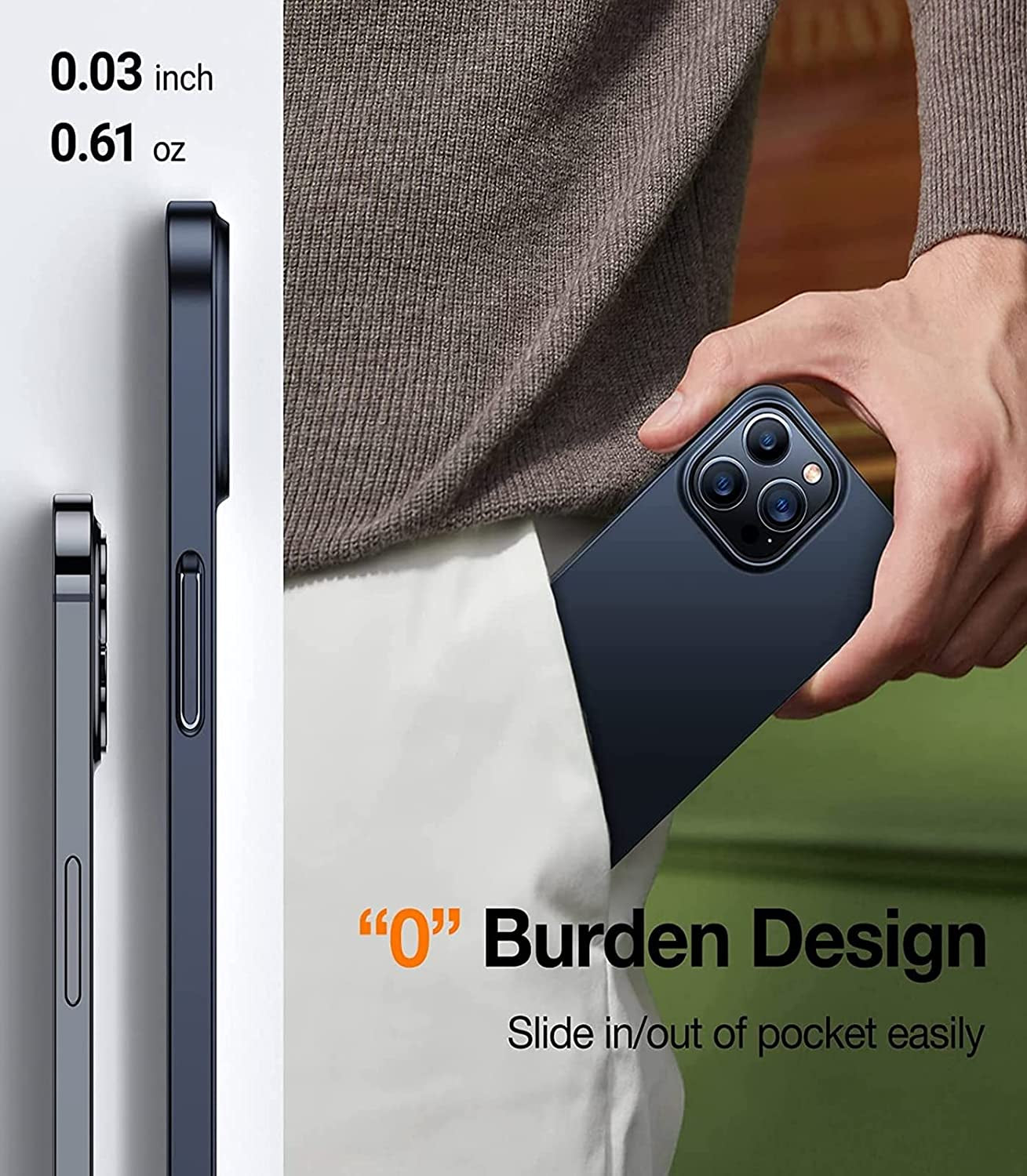 TORRAS Magnetic Slim Fit Designed for Iphone 12 Case & Iphone 12 Pro Case with Magnetic Invisible (Compatible with Magsafe) (Velvety Feel) for Iphone 12 Phone Case 6.1 Inch, Black  TORRAS   