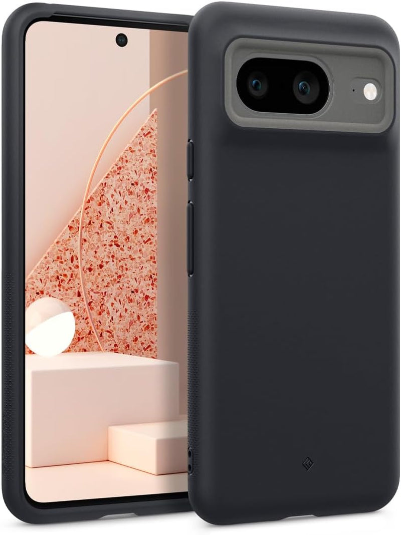 Caseology Nano Pop Silicone Case Compatible with Google Pixel 8 Case 5G [Military Grade Drop Tested](2023) - Black Sesame  Caseology   