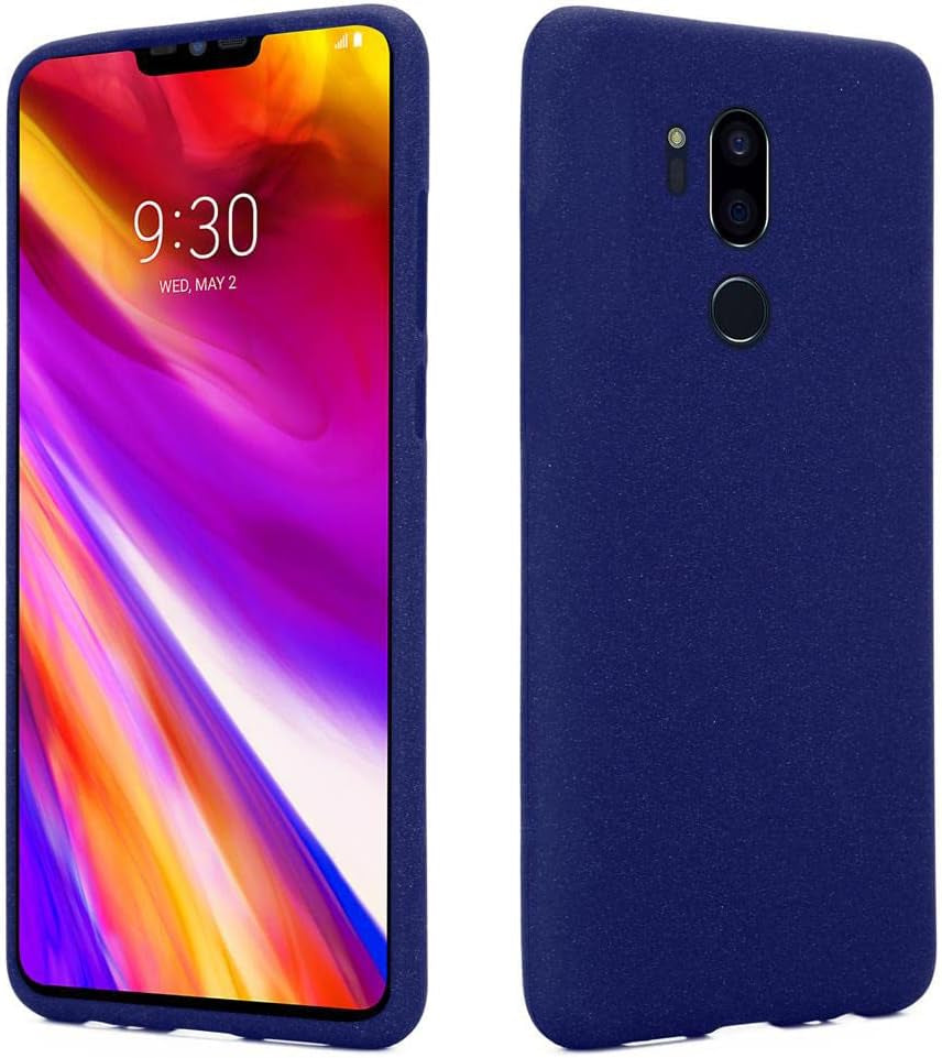 Cadorabo Case Compatible with LG G7 Thinq in Frost Dark Blue - Shockproof and Scratch Resistant TPU Silicone Cover - Ultra Slim Protective Gel Shell Bumper Back Skin  Cadorabo   
