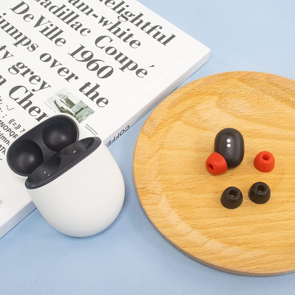 5 Pairs Ear Tips Anti-Slip Silicone Earbuds Cover Earbuds Case anti Slip Silicone Earpads Case Comfortable Protective Replacement for Google Pixel Buds Pro  Arfigo   