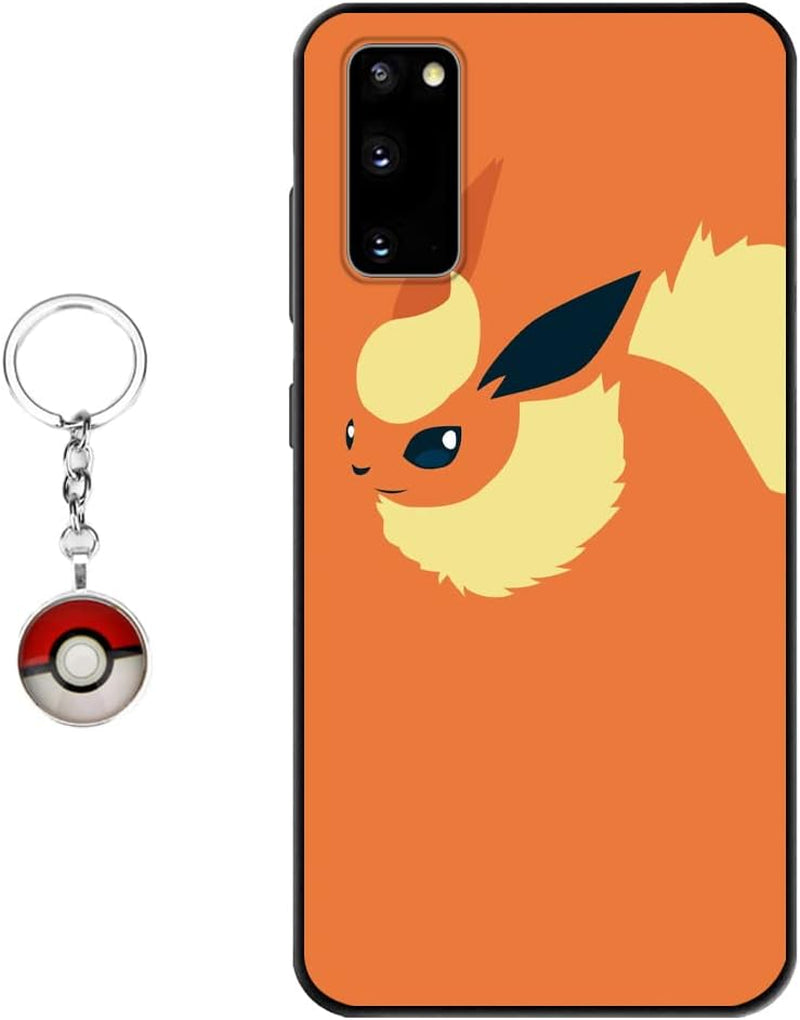 Starrycase Compatible with Samsung Galaxy S21 plus Case Anime Cute Design Soft Silicone Animation Cartoon Kawaii Cool Case for Samsung Galaxy S21 plus (With Figure Keychain)  Starrycase Case 10 Samsung Galaxy S20 Ultra 