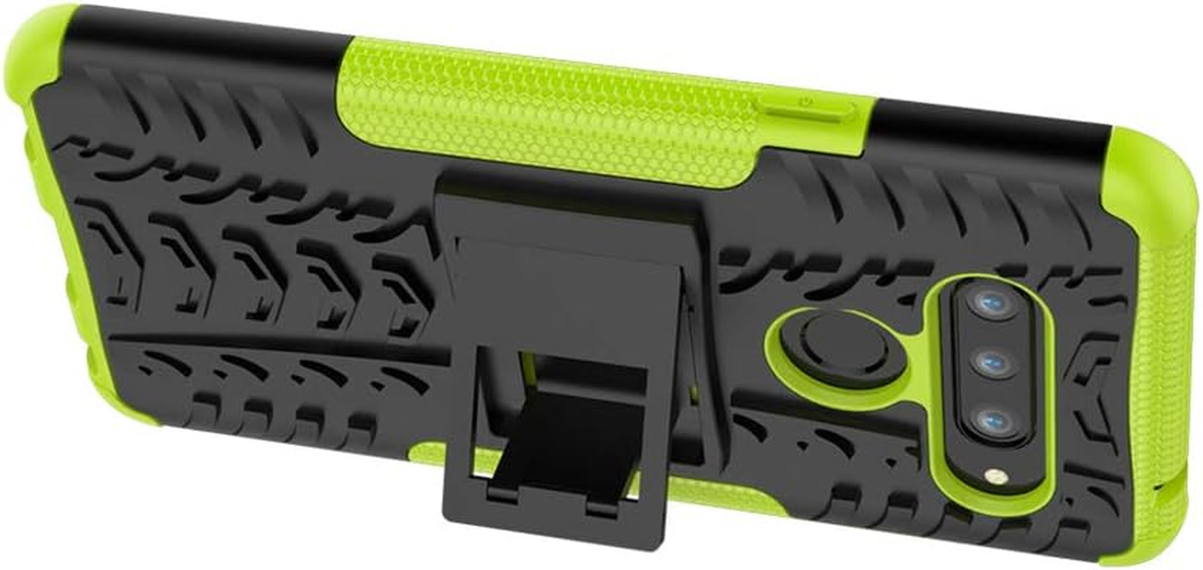 CJ Sunshine LG V40 Thinq Case Detachable PC + TPU Shockproof Tough Rugged Dual-Layer Case Cover for LG V40 Thinq -Green  CJ Sunshine   