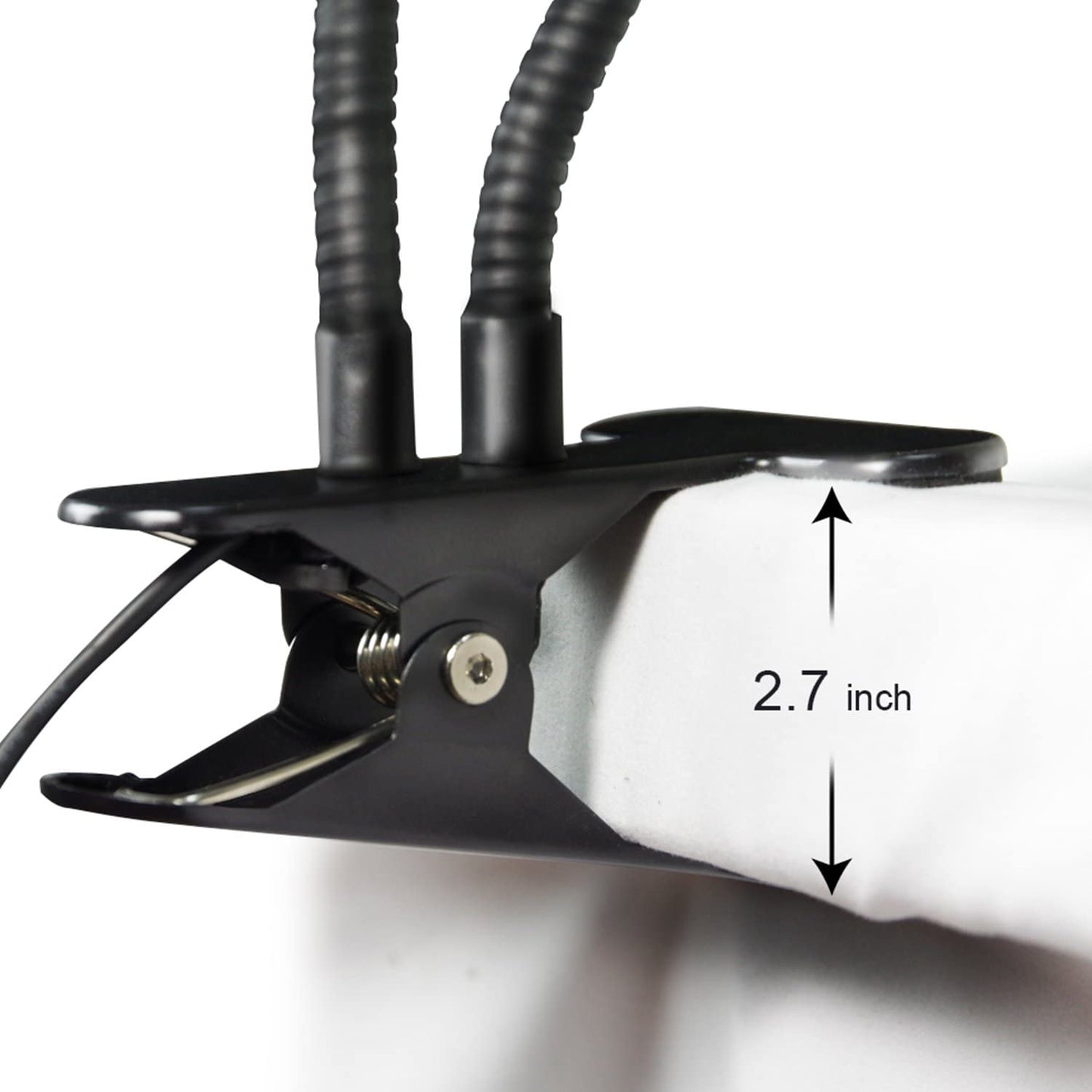 ETOPLIGHTING LED Selfie Ring Light with Cell Phone Holder for Photo Video Live Streams, Gooseneck Dimmable Desk Light, APL1970  ETOPLIGHTING   