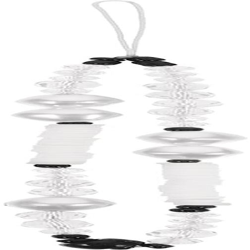 Unomor Keychain Wristlet Beaded Phone Lanyard Polymer Clay Beads Phone Charm Anti- Slip Phone Chain Strap Phone Wristband for Phone Camera Flashlight (White) Key Ring Wristlet  Unomor   