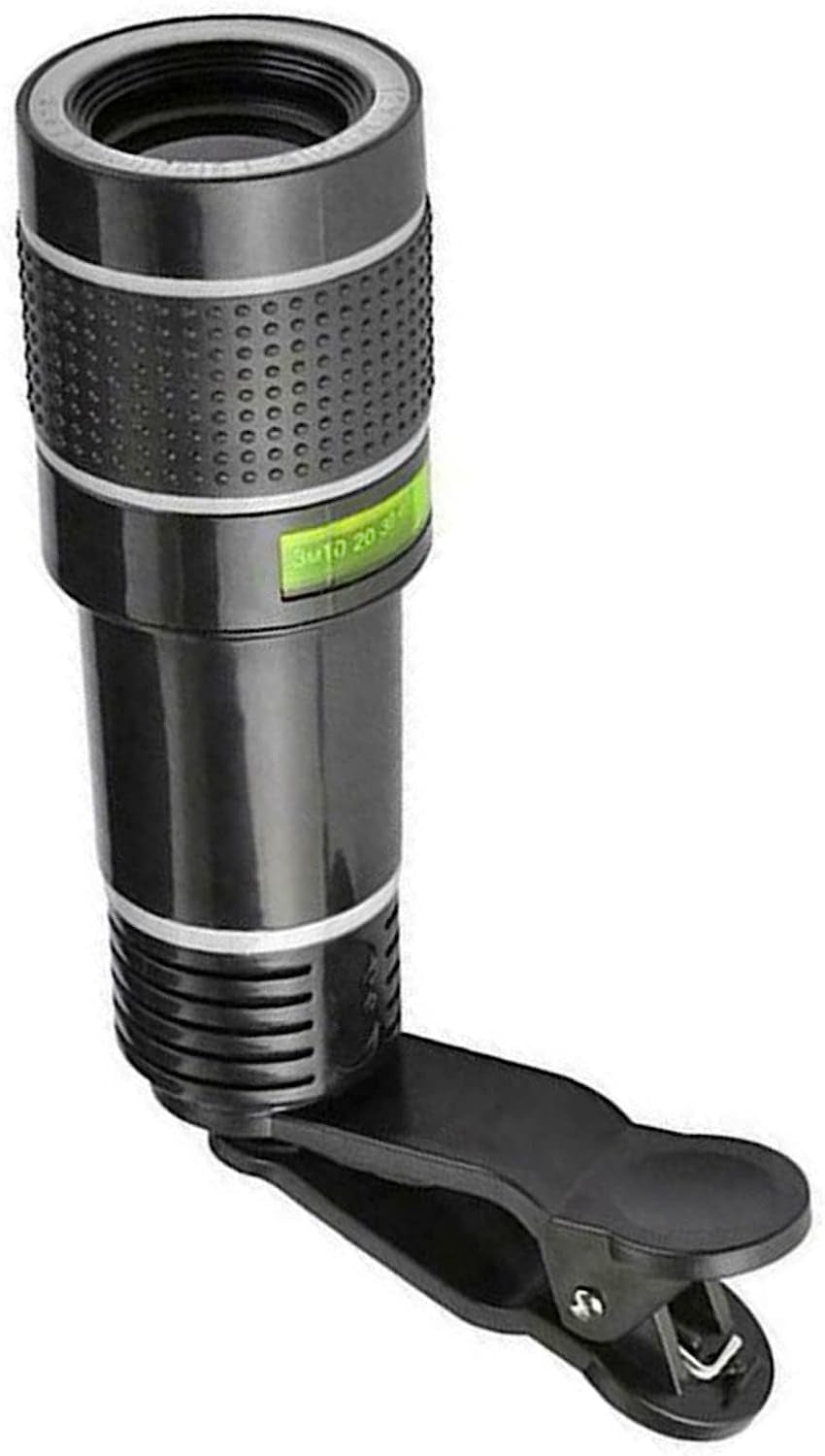 20X Zoom Adjustable Clip on Telephoto Lens External Mobile Phone Camera  MOOKEENONE   