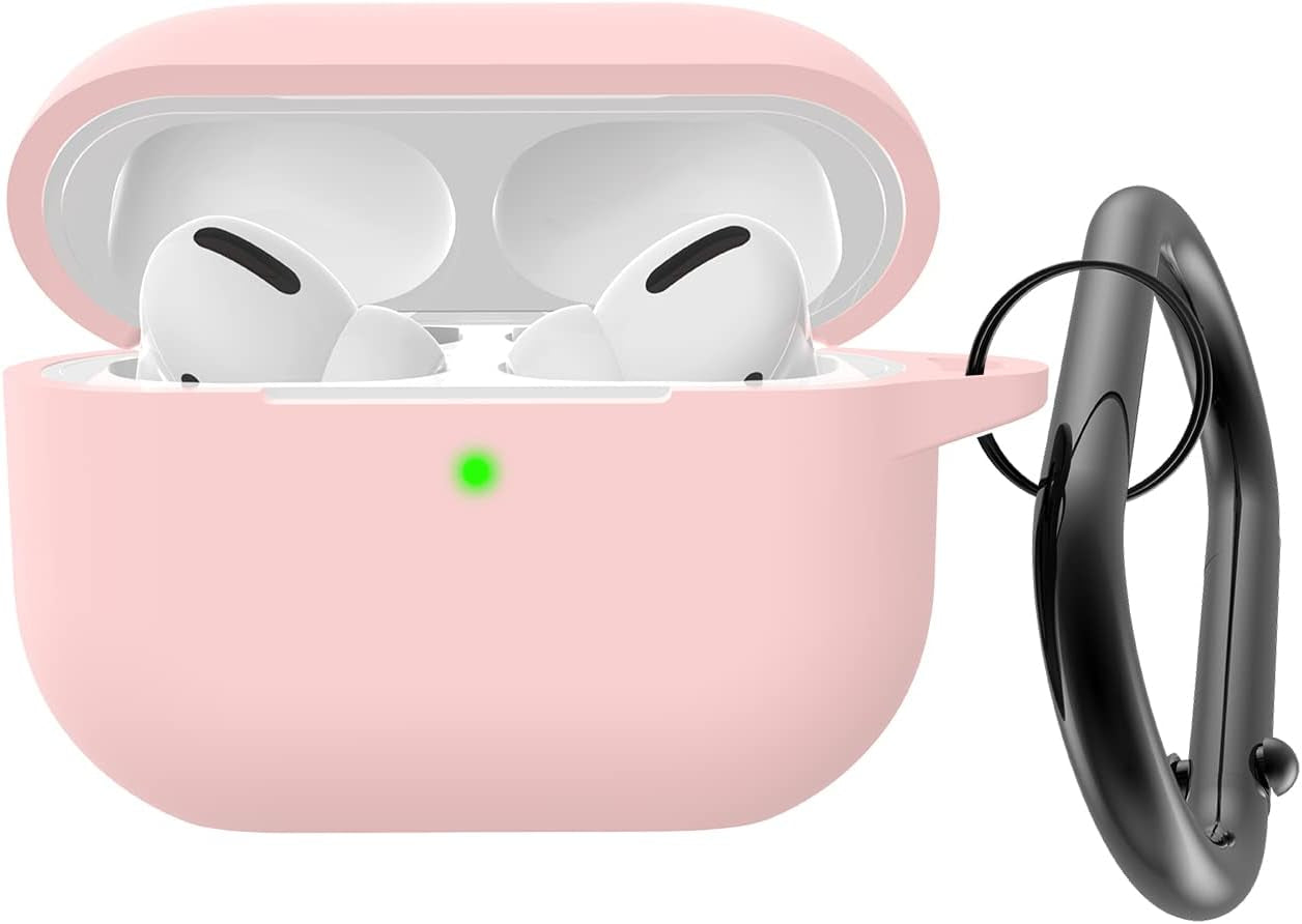 AGAOSH for Airpods Pro 2Nd Generation Case Cover with Keychain,Soft Silicone Skin Cover Protective Case for New Apple Airpods Pro Gen 2 Case 2022 Charging Case for Women Men Girl [Front LED Visible]  AGAOSH A-Sand Pink  