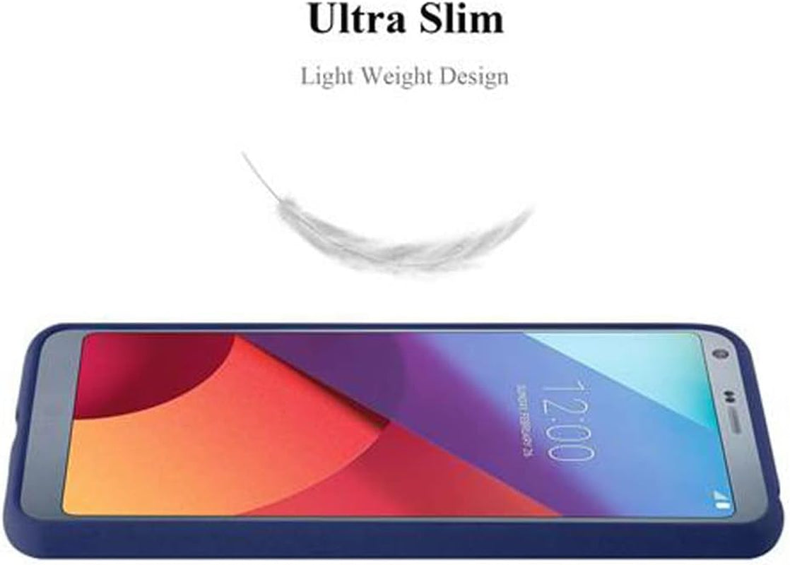 Cadorabo Case Compatible with LG G6 in Frost Dark Blue - Shockproof and Scratch Resistant TPU Silicone Cover - Ultra Slim Protective Gel Shell Bumper Back Skin  Cadorabo   