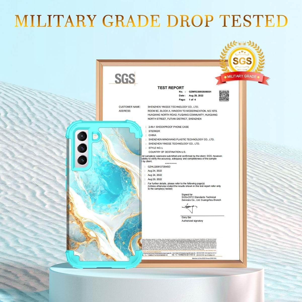 Hocase for Galaxy S22 plus Case, Heavy Duty Shockproof Soft Silicone Rubber Bumper+Hard Plastic Hybrid Protective Case for Samsung Galaxy S22 plus 5G (6.6-Inch Display) 2022 - Teal  Hocase   