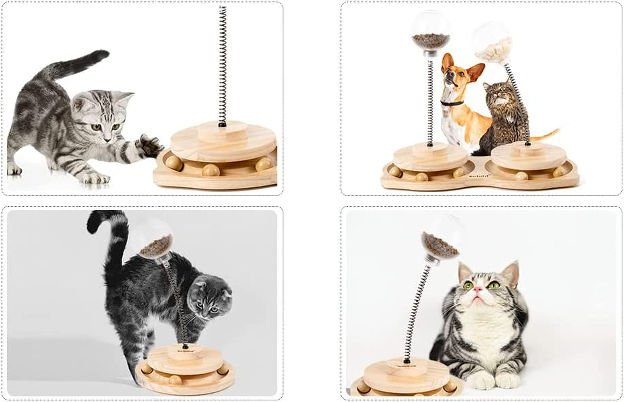 Kelutd Cat Toys, Interactive Cat Feeder Toy, Pet Exercise Toys, Cat Toys for Indoor Cats/Kitten as Cat Gifts, Patented Product  Kelutd   