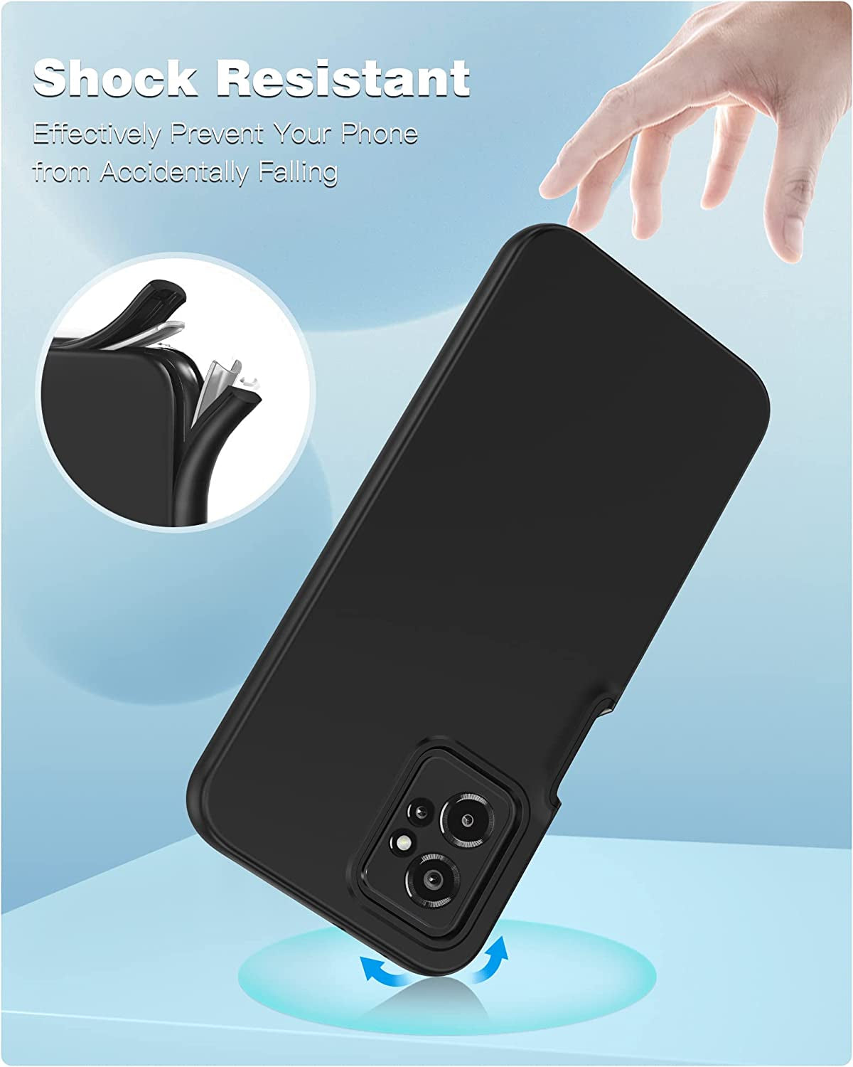 FNTCASE for Motorola Moto G-Power-5G 2023 Case: Moto G 5G 2023 Cell Phone Case - Protective Silicone Phone Cover Cases - Full Protection Matte Shockproof Rubber Mobile Covers  FNTCASE   