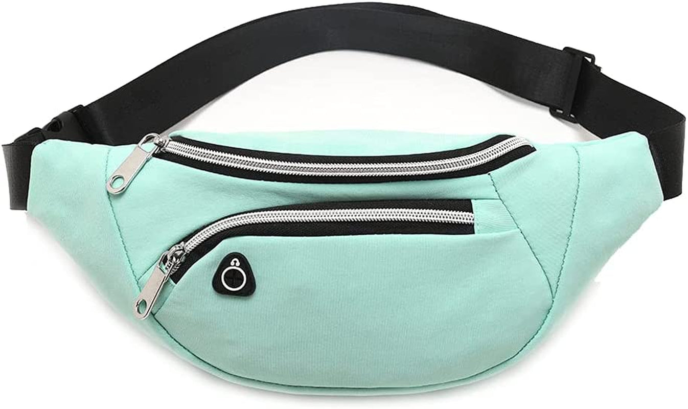 YUNGHE Waist Pack Bag for Men&Women - Fanny Pack for Workout Traveling Running.  MOCE (302)Cyan  