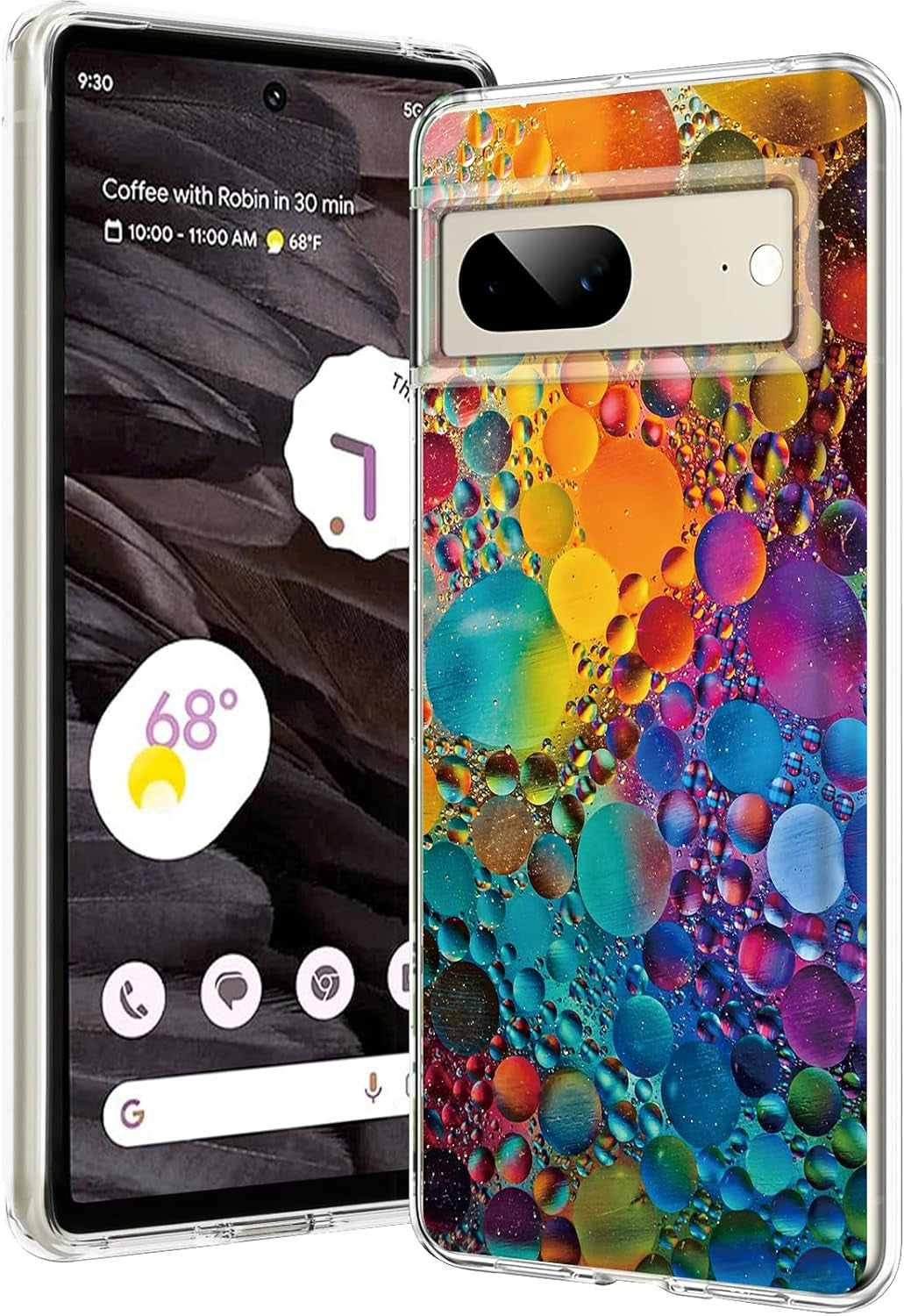 Compatible for Google Pixel 7A Case Silicone Clear TPU Cute Leopard Rose Flower Pattern Cartoons Design Ultra Thin Anti-Scratches Cases Shockproof Bumper Cover Case for Google Pixel 7A 5G (A-Leopard)  Gxmeuie E-Colorful  