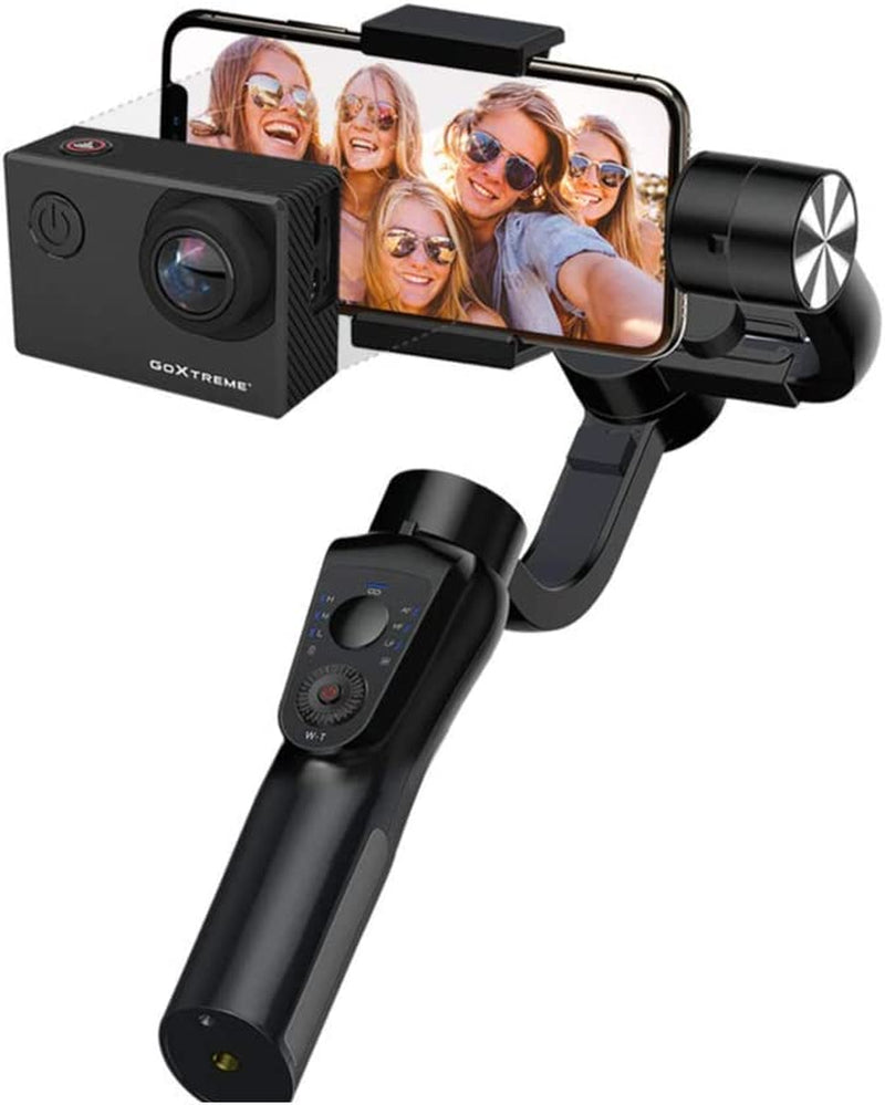 3-Axis Gimbal Stabilizer for Iphone 12 11 PRO MAX X XR XS Smartphone Vlog Youtuber Live Video Recording and Streaming with Sport Inception Mode Face Object Tracking Motion Time-Lapse (Black S)  Zenith   