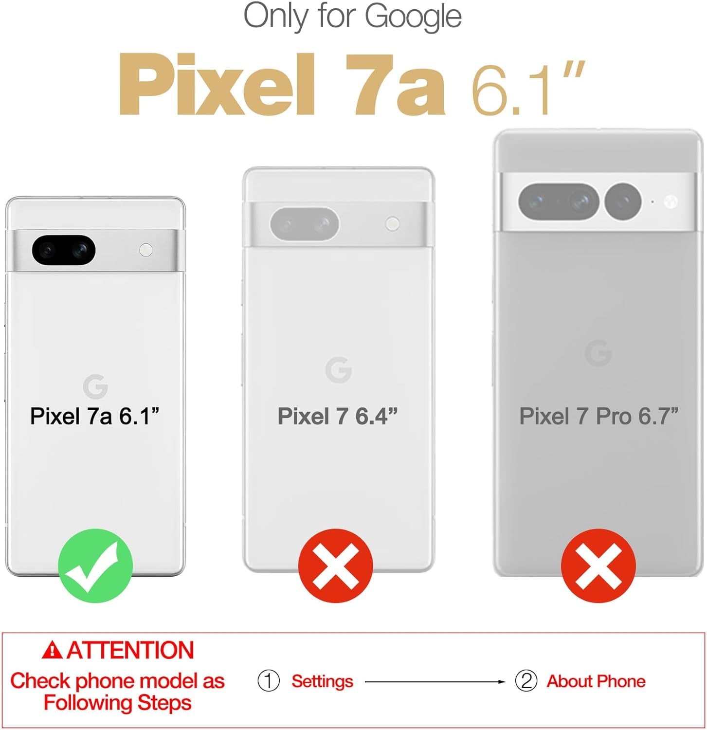 Dexnor Full Body Case for Google Pixel 7A, Built-In Screen Protector and Kickstand, [Extra Front Frame] Heavy Duty Military Grade Protection Shockproof Rugged Cover Case for Pixel 7A 5G, Red  Dexnor   