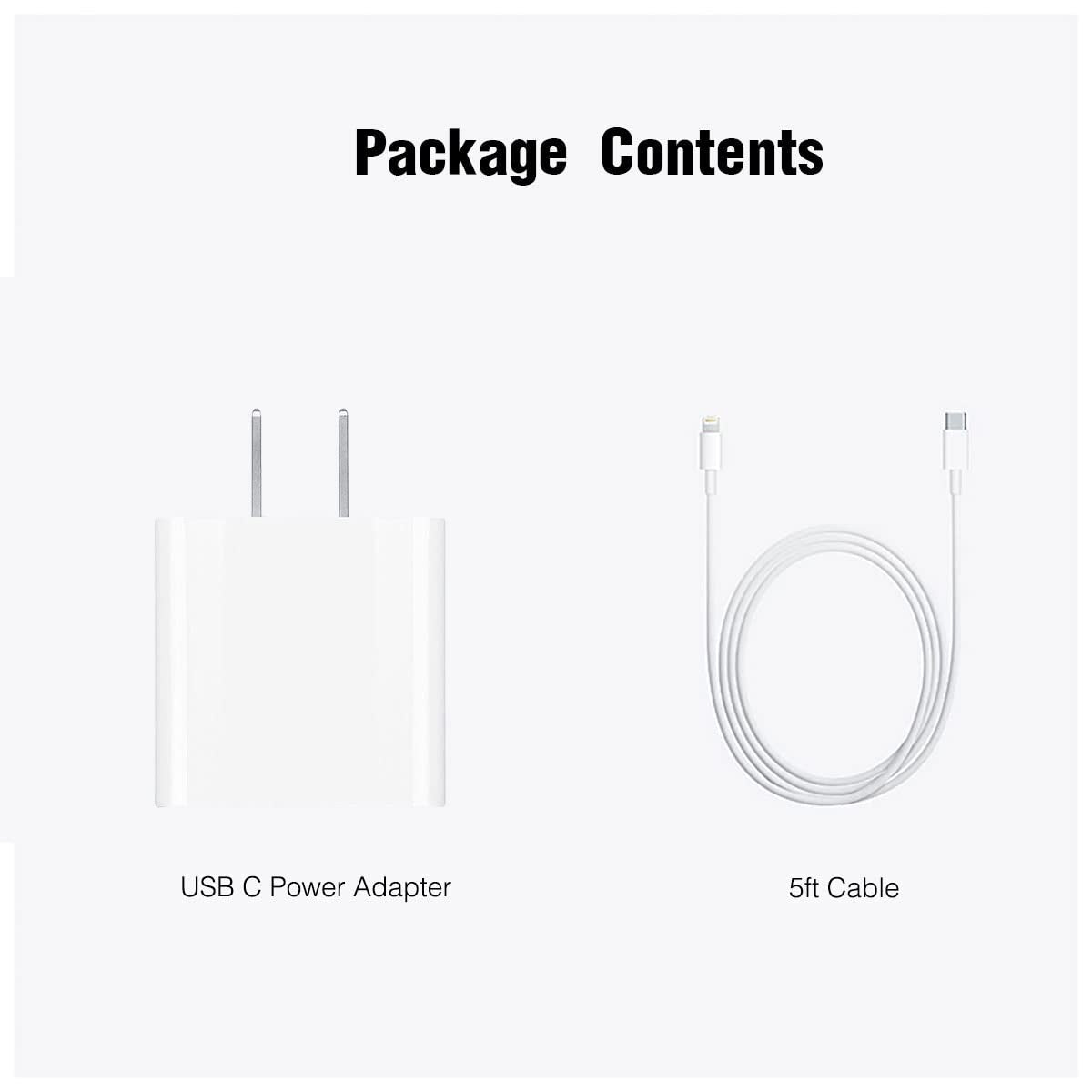 BNKLEE Charger Cable for Airpods Pro Wireless Earbuds, Airpods (2Nd/3Nd Generation), Airpods Max Wireless Over-Ear Headphones Charging Cord Power Adapter (5Ft)  BNKLEE   