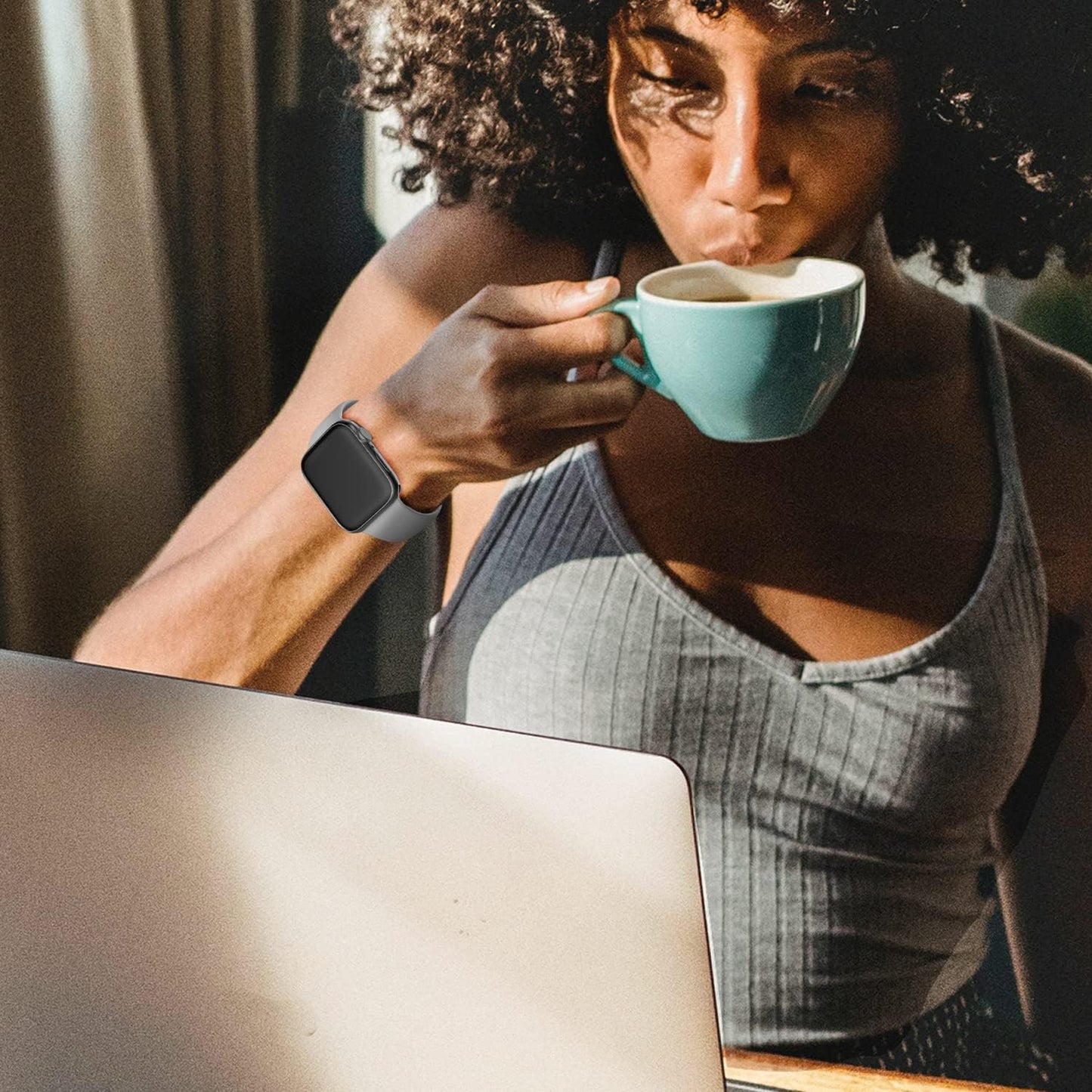 Saucyi Compatible with Apple Watch Band 41Mm 40Mm 38Mm 49Mm 45Mm 44Mm 42Mm,Soft Silicone Sport Band Replacement Strap with Classic Clasp for Iwatch Series 8 7 6 5 4 3 2 1 SE  Saucyi   