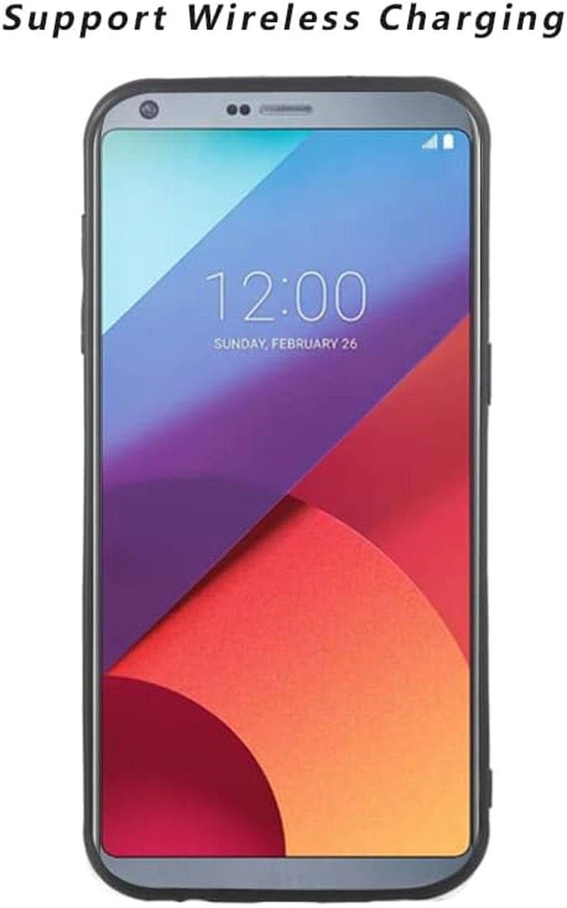 ELISORLI Compatible with LG G6 Case Rugged Thin Slim Cell Accessories Anti-Slip Fit Rubber TPU Mobile Phone Protection Soft Cover for LGG6 Thinq LG6 Thin Q G 6 plus G6+ 6G VS988 H872 Women Men Red  ELISORLI   