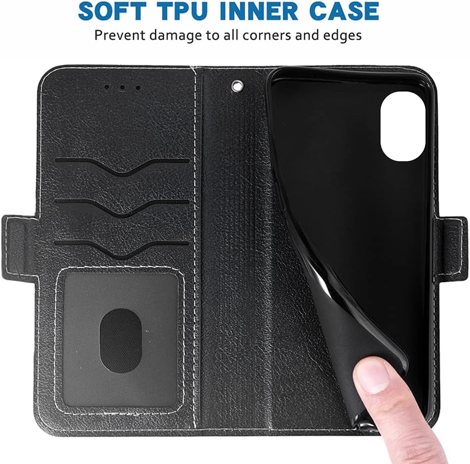 WWAAYSSXA Compatible with Oneplus 8T Oneplus8T plus 5G Wallet Case Wrist Strap Lanyard Flip Cover Card Holder Cell Phone Cases for One Plus8T on 1 plus 8Tplus 1Plus 8T+ One+ 1+ 1+8T Pro G5 Black  WWAAYSSXA   