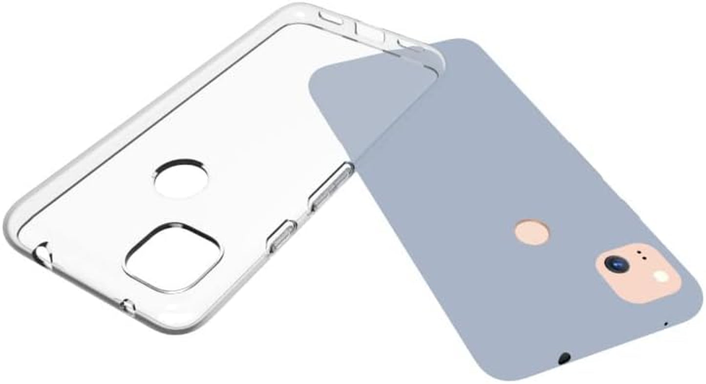 CAVEKEAP Google Pixel 4A 4G Case Clear,Slim Thin Soft Silicone TPU Flexible Skin Shockproof Anti-Scratch Protective Phone Cover, Crystal Clear  CAVEKEAP   