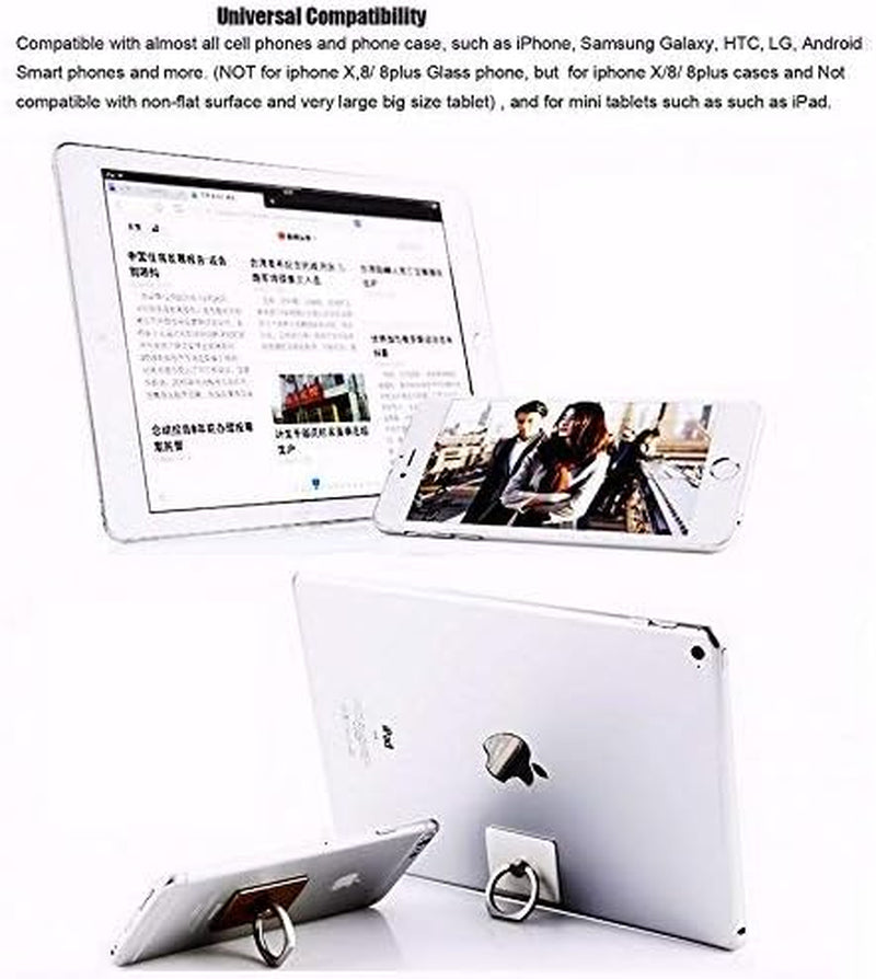 Finger Ring Stand, 360 Rotary Cell Phone Holder Finger Loop Grip Mount Universal Smartphone Kickstand,Ieugen Compatible with Iphone 14/Iphone 13/Galaxy S23/Galaxy S22/Galaxy  iEugen   