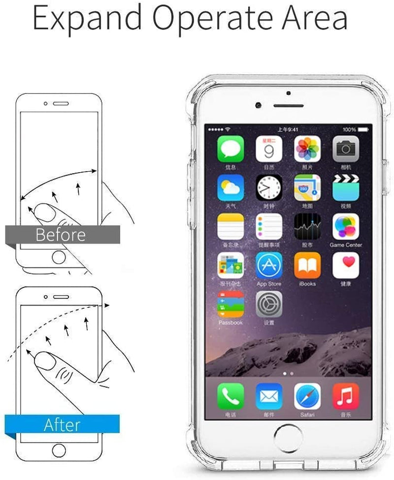 Cell Phone Ring Holder Stand Transparent Finger Grip Loop  Exoer   