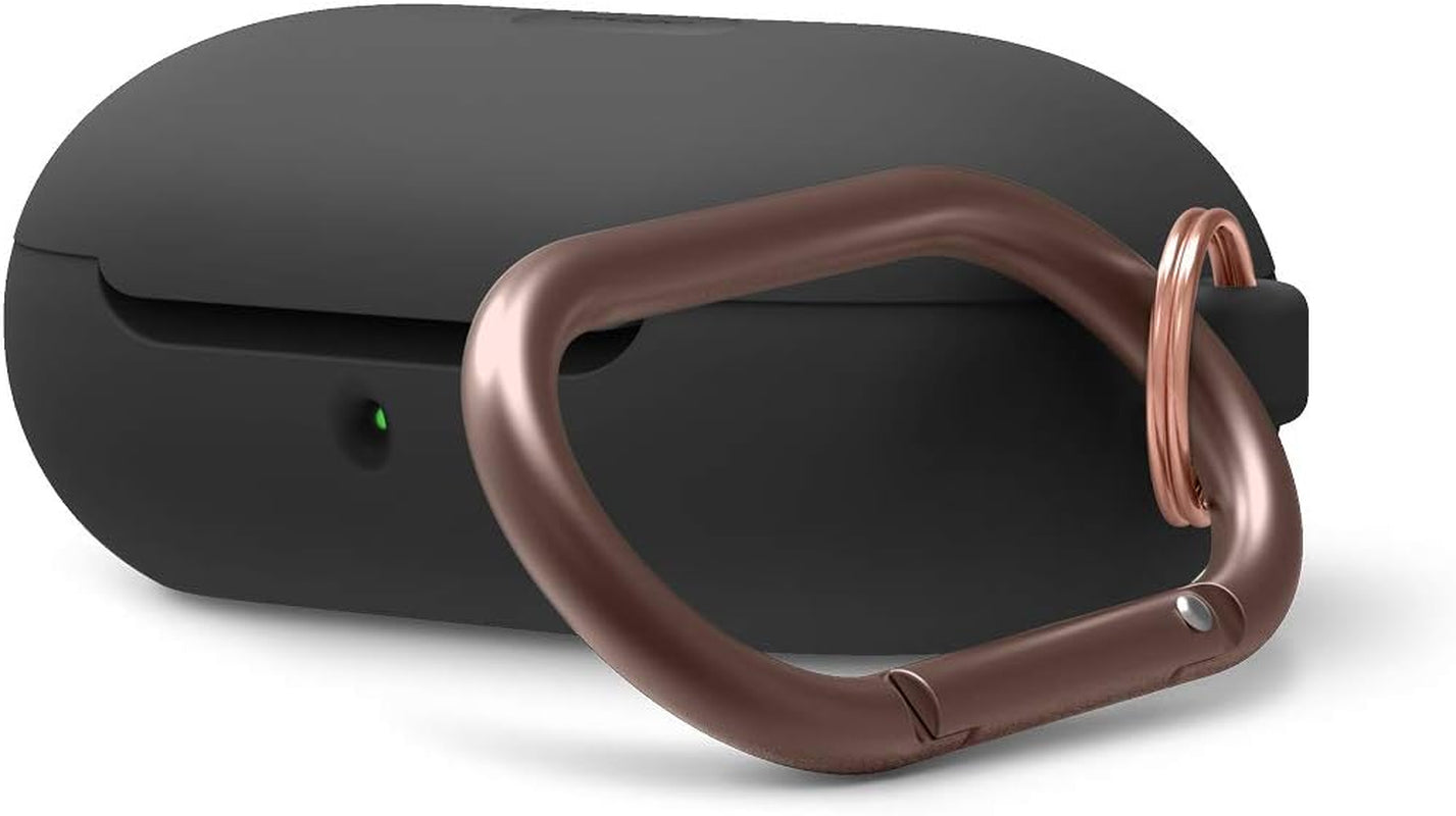 Elago Silicone Case Designed for Samsung Galaxy Buds plus Case (2020) / Galaxy Buds Case (2019) [Black] - Full Body Protection, Adhesive Gel Pad, Wireless Charging  elago   