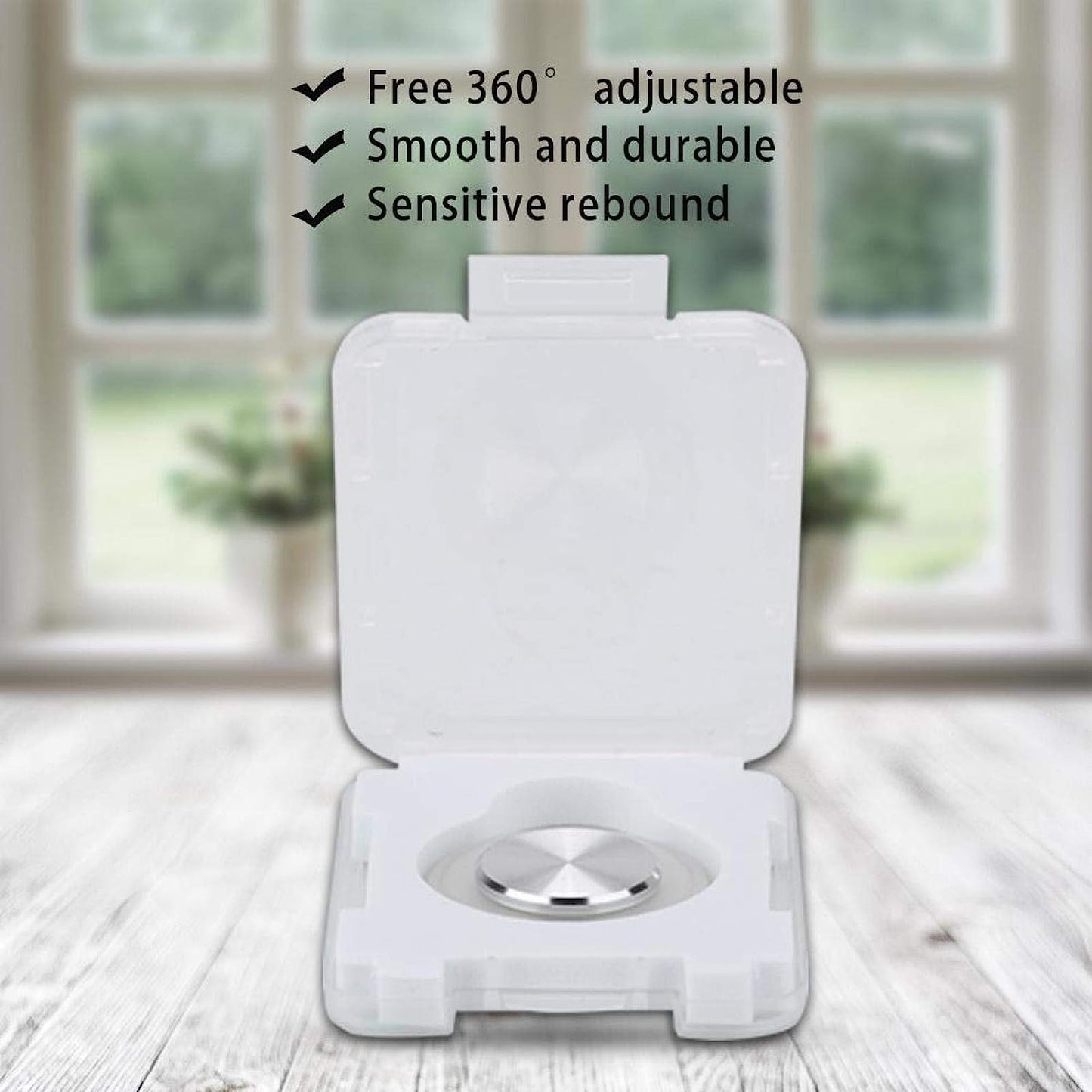 FOLOSAFENAR Transparent Joystick Auxiliary Button Game Auxiliary Button for Gaming Smart Phone Accessories C1 (Silver)  FOLOSAFENAR   