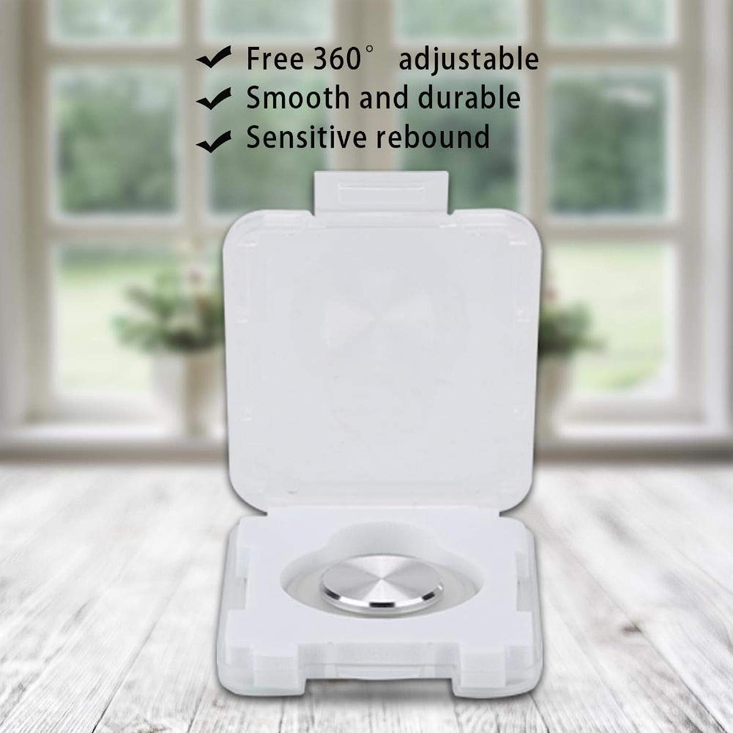 FOLOSAFENAR Transparent Joystick Auxiliary Button Game Auxiliary Button for Gaming Smart Phone Accessories C1 (Silver)  FOLOSAFENAR   