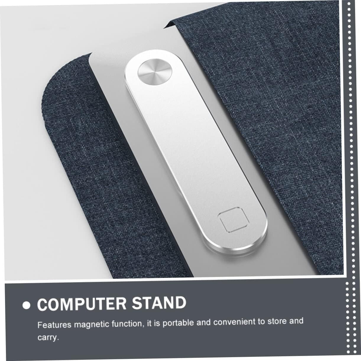 Operitacx Computer Phone Holder Computer Holder for Laptop Metal Brackets Magnetic Tablet Mount Laptop Stand Computer Adjustable Tablet Stand Magnetic Computer Stand Laptop Holder Metal 5Pcs  Operitacx   