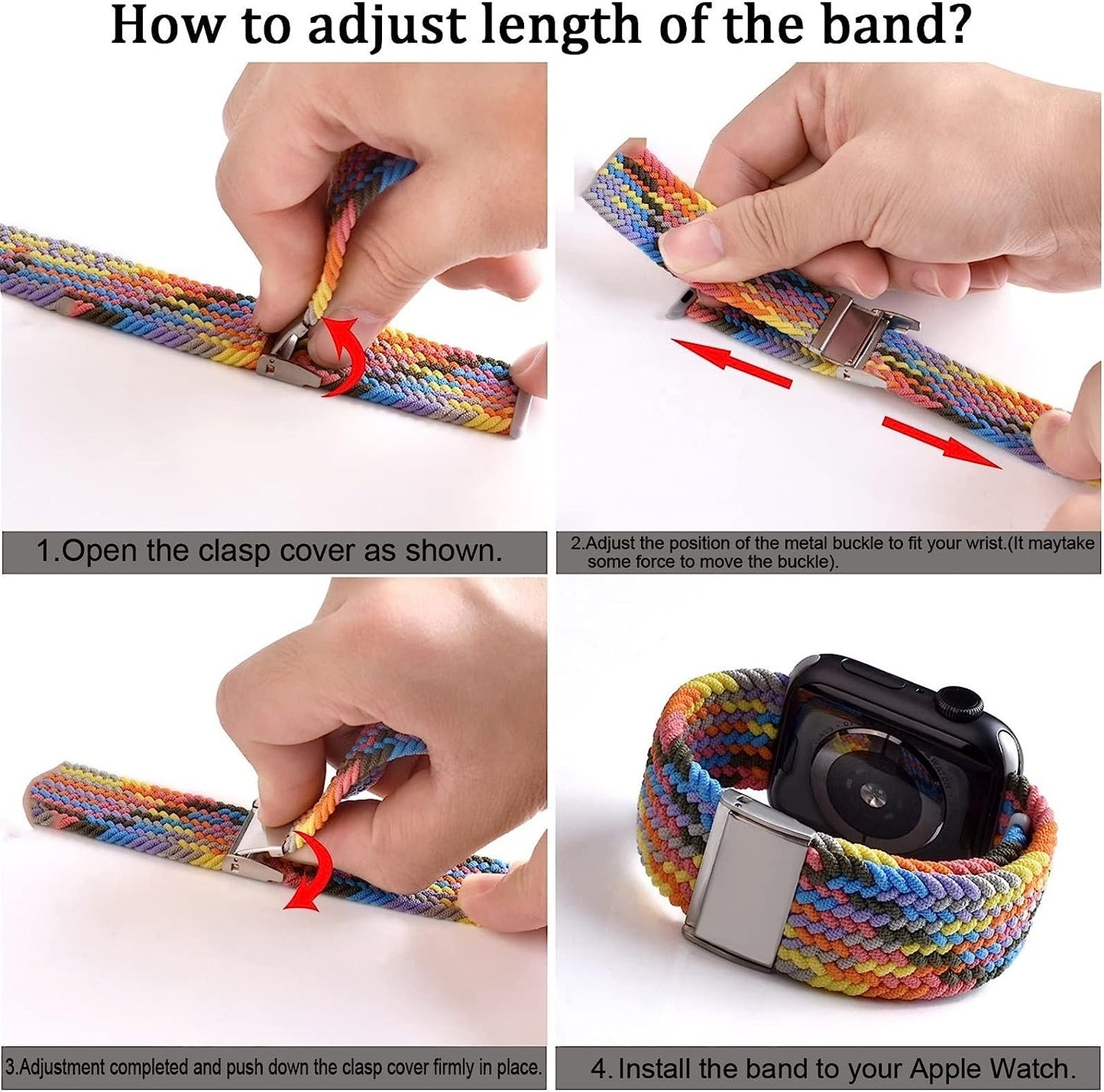 GQMYOK Braided Nylon Watchbands for Garmin Quickfit Watch Band 22Mm  GQMYOK   