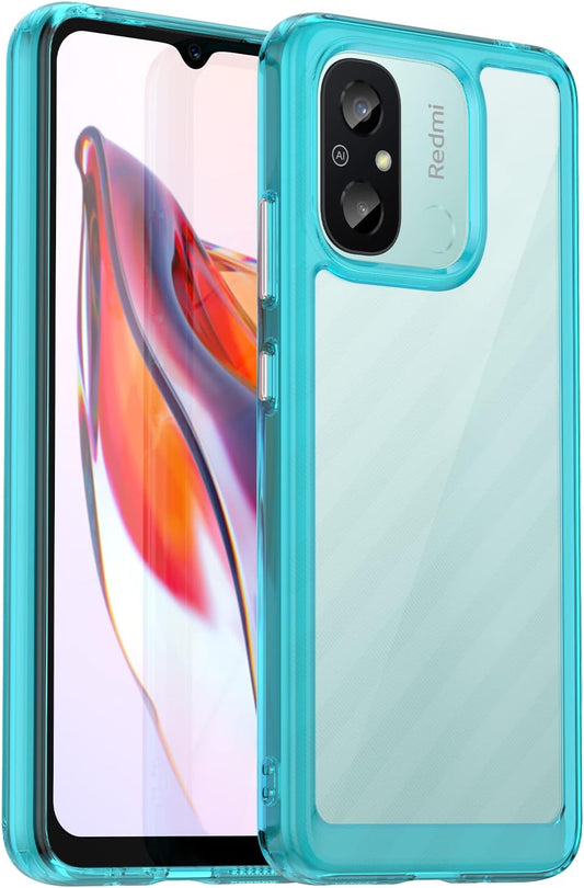 Zotita for Xiaomi Poco C55/12C/11A 4G Phone Case, Lightweight and High Transparency Shock Absorption Protection, TPU Material for Comfortable Touch, Screen Camera Lens for High Protection, (Blue)  Zotita   