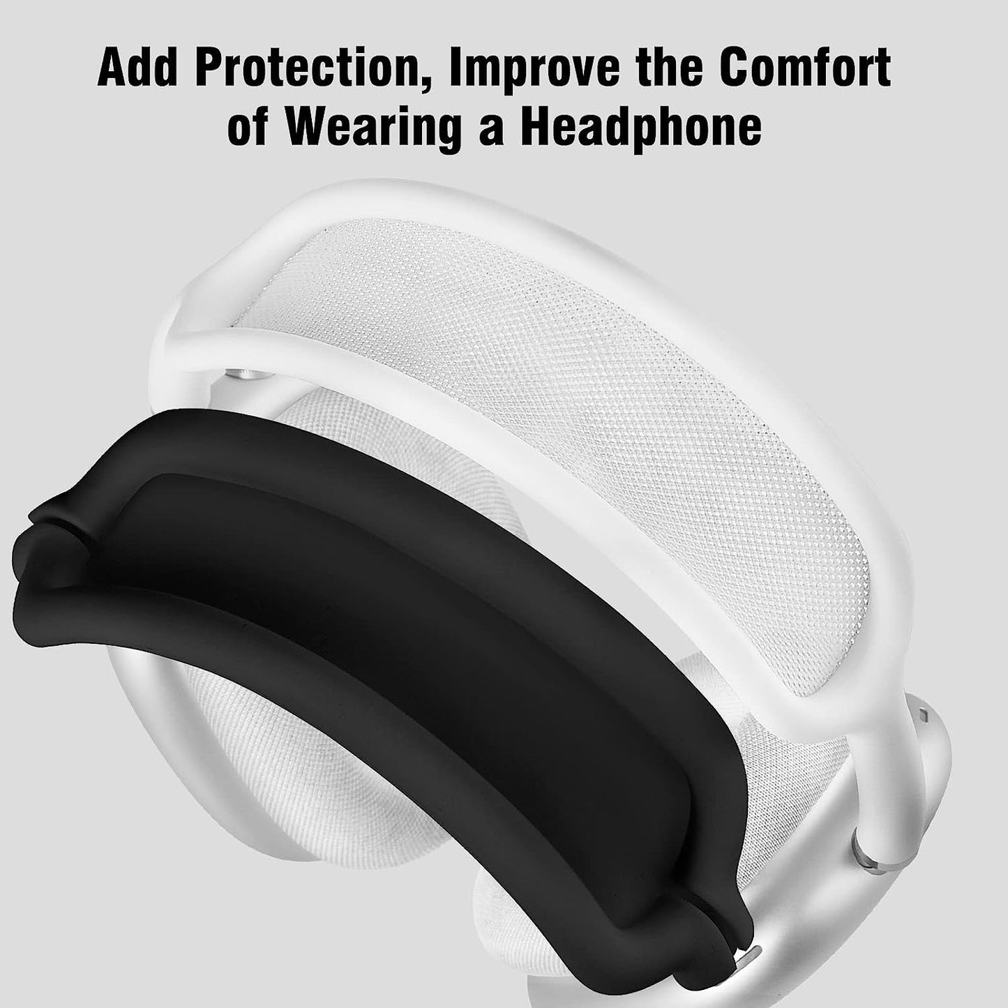 Filoto Case for Airpods Max Headphones, Silicone Cover for Apple Airpod Max,Accessories Cases (Black)  Kerle   