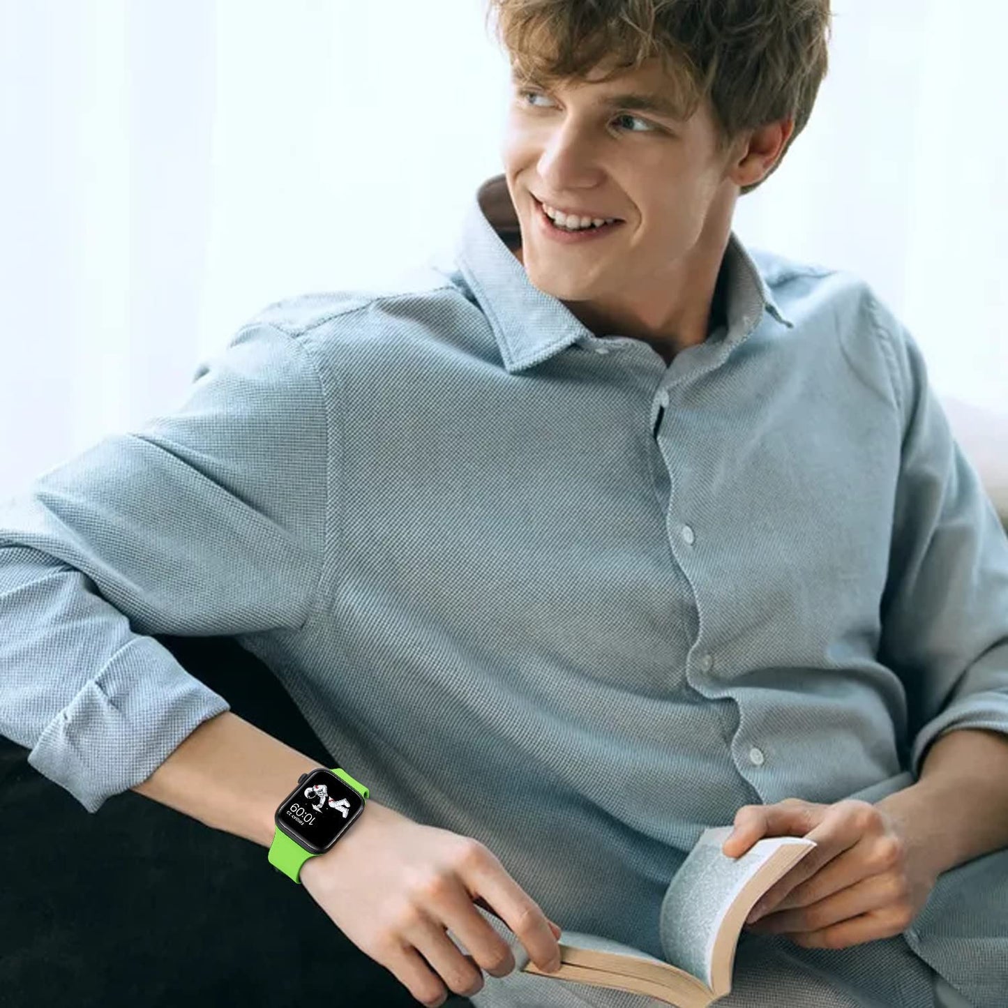 [5 PACK] STG Sport Watch Band Compatible with Apple Watch Band 38Mm 40Mm 41Mm 42Mm 44Mm 45Mm 49Mm Soft Silicone Replacement Sport Strap Compatible for Iwatch Ultra SE Series 8/7/6/5/4/3/2/1 (38Mm/40Mm/41Mm S/M, 5 PACK  STG   