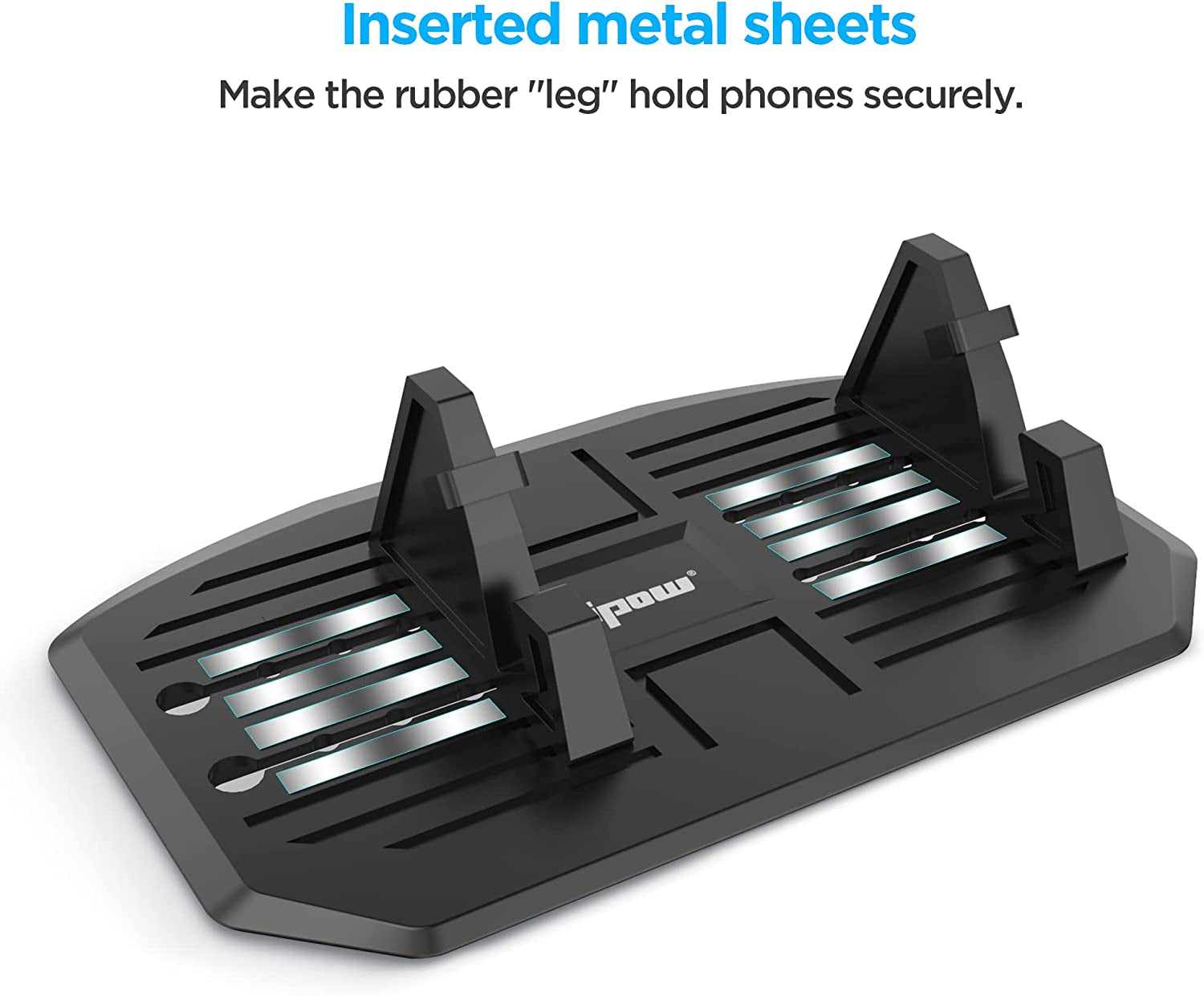 IPOW Anti-Slip Silicone Car Phone Dashboard Pad Mat,Hands-Free Cell Phone Holder for Car/Home/Office Compatible with Iphone 7 7P 6S 6 X XS 8 8P 5S,Galaxy S8 S7 S6 S5, Google Nexus  IPOW   