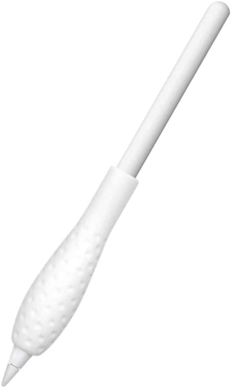 Proelife Ergonomics Grip Holder Silicone Protective Sleeve Cover for Apple Pencil 1St 2Nd Generation Ipad Pro 11'' 12.9'' 2021/2020/2018 Stylus Accessories Kits (Pink)  ProElife White  