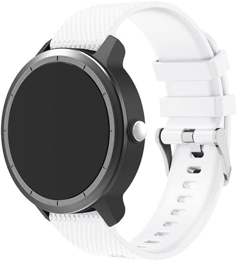 BANDKIT Replacement Band for Garmin Vivoactive 3 Strap Soft Silicone Waterproof Fashion Watch Wristband for Vivomove Hrivomove Watchband  BANDKIT   