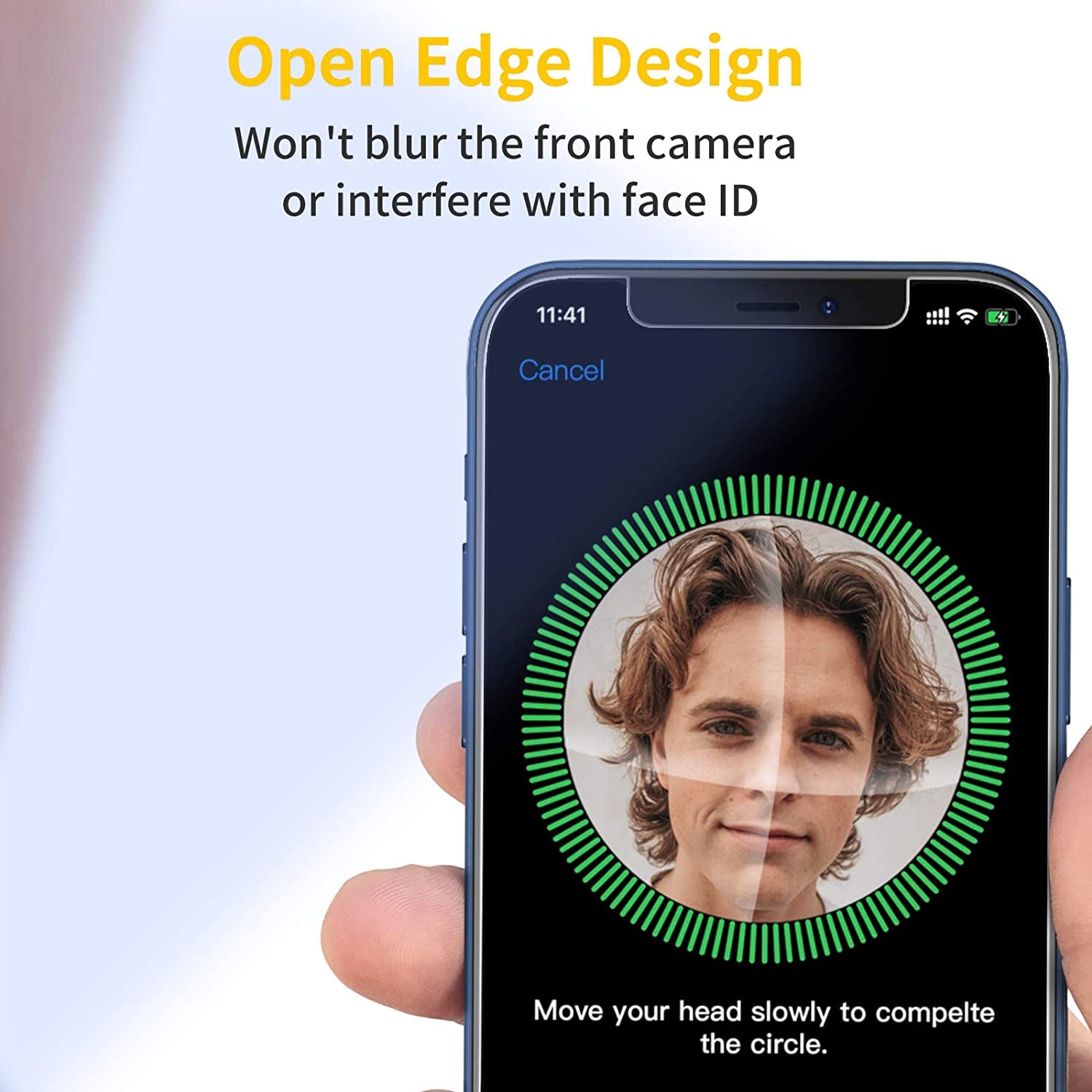 Unbreakcable 3-Pack Screen Protector for Iphone 12 / Iphone 12 Pro, Double Shatterproof Tempered Glass [Easy Installation] [9H Hardness] [99.99% HD Clear] [Case Friendly] for Iphone 6.1 Inch  UNBREAKcable   