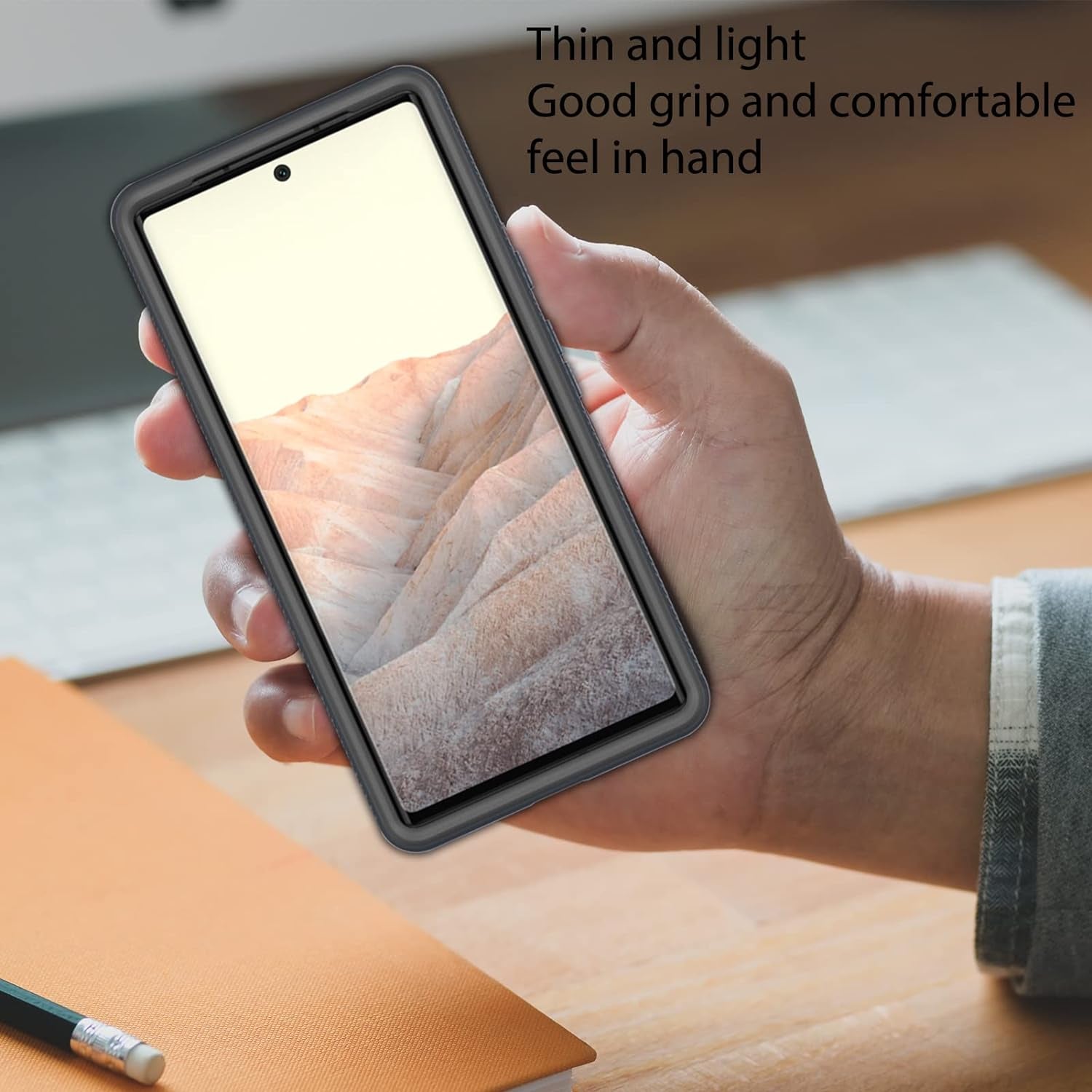 Ailiber Compatible with Google Pixel 6 Pro Case, Pixel 6 Pro Crystal Clear Rugged Bumper Case[Not Fit Pixel 6], Full Body Shockproof Protective, Dual-Layer TPU Anti-Scratch Cover for Pixel 6 Pro-Black  Ailiber   