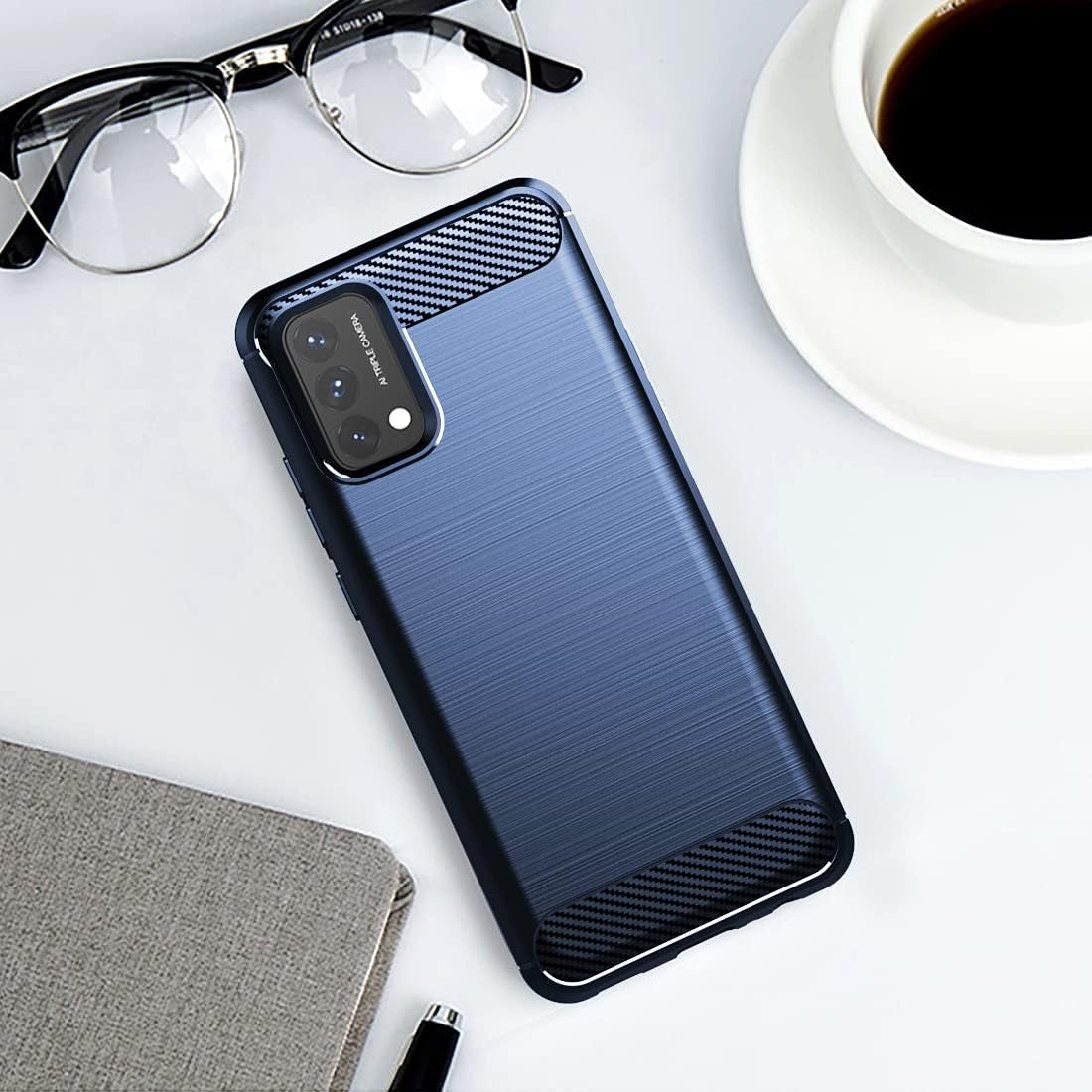 Osophter for Oneplus Nord N200 5G Case Oneplus N200 5G Case Shock-Absorption Flexible TPU Rubber Protective Cell Phone Cover Cases for 1+Nord N200 5G(Black)  Osophter   