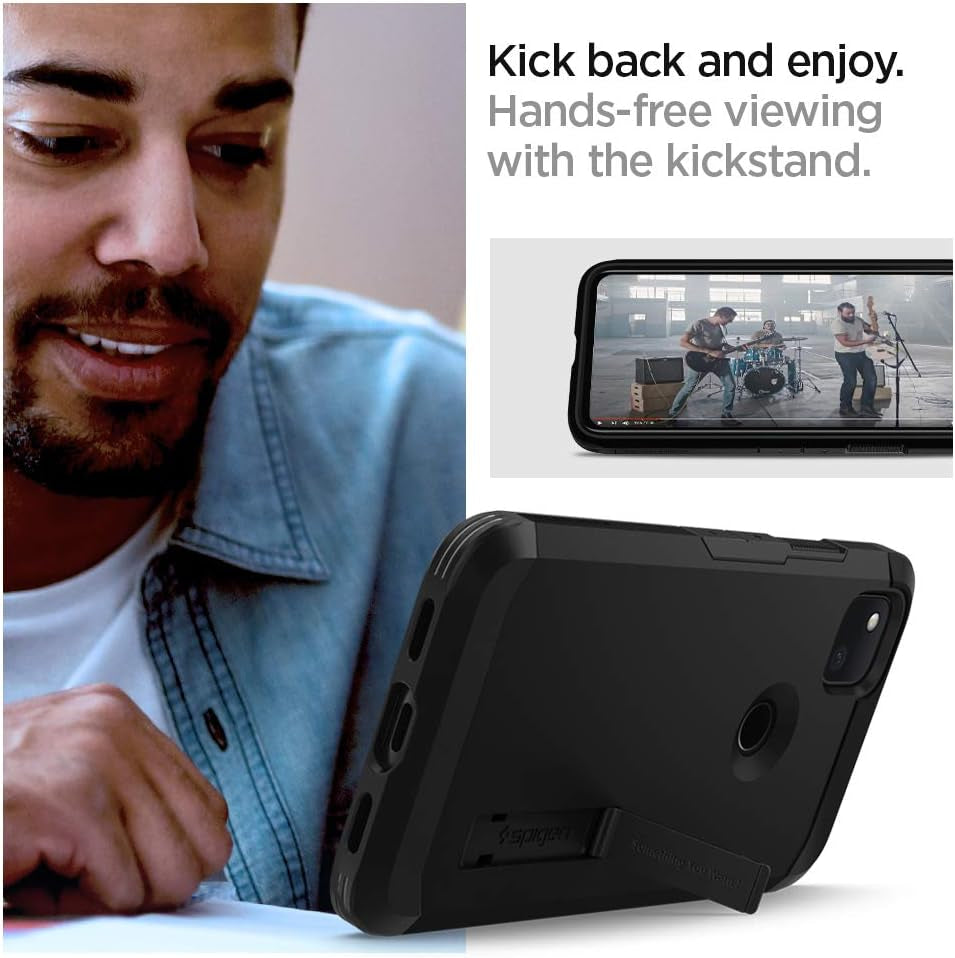 Spigen Tough Armor [Extreme Protection Tech] Designed for Google Pixel 4A Case (2020) [NOT Compatible with Pixel 4A 5G] - Black  Spigen   