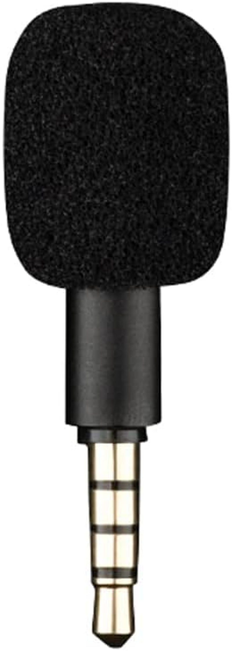 Mini Portable Microphone Jack 3.5Mm Aux 4 Pole/ 3 Pole Karaoke Mic for Recorder Mobile Phone Smart Phone Computer Laptop (Black 4 Pole)  Generic   