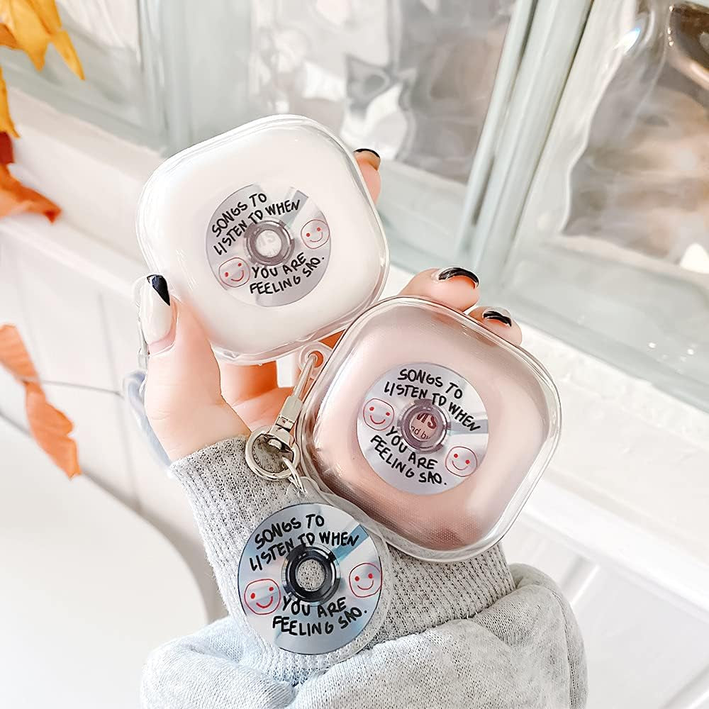 AOLABOKY Cut Cartoon Earphone Case for Samsung Galaxy Buds Live/Buds2 TPU Headphone Shockproof Cover for Galaxy Buds Pro Accessories Gifts for Boys and Girls (Galaxy Buds Live B)  AOLABOKY   