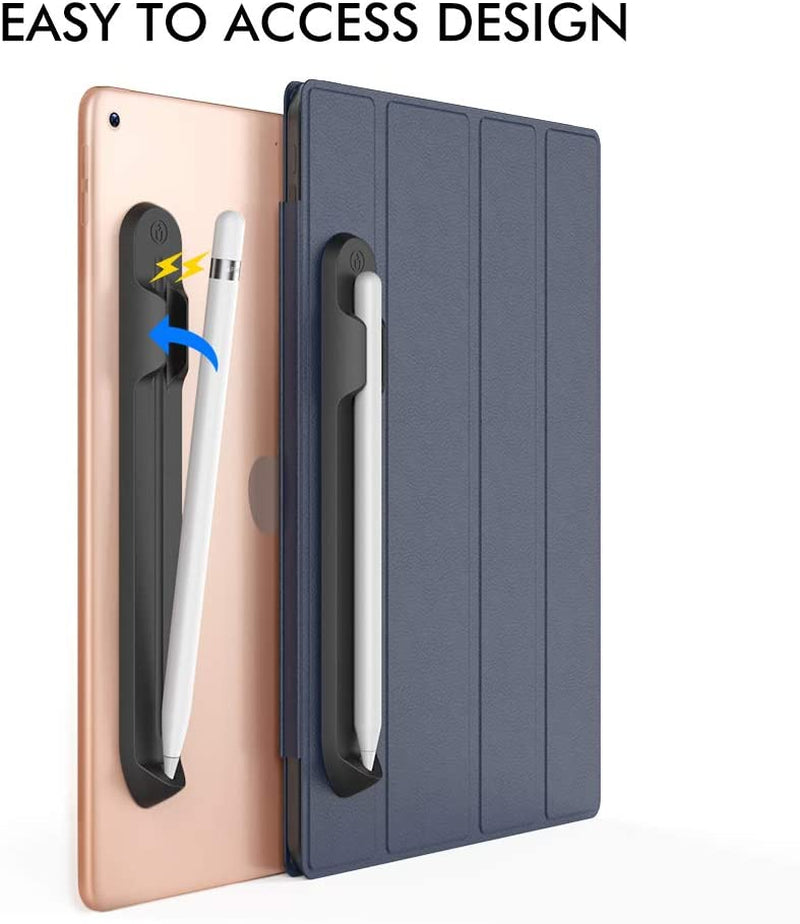 Ahastyle Removable Ipencil Holder [Magnetic Attach] Strong Adhesive Holder Sticker Silicone for Apple Pencil 1St & 2Nd Generation (Black)  AHASTYLE   