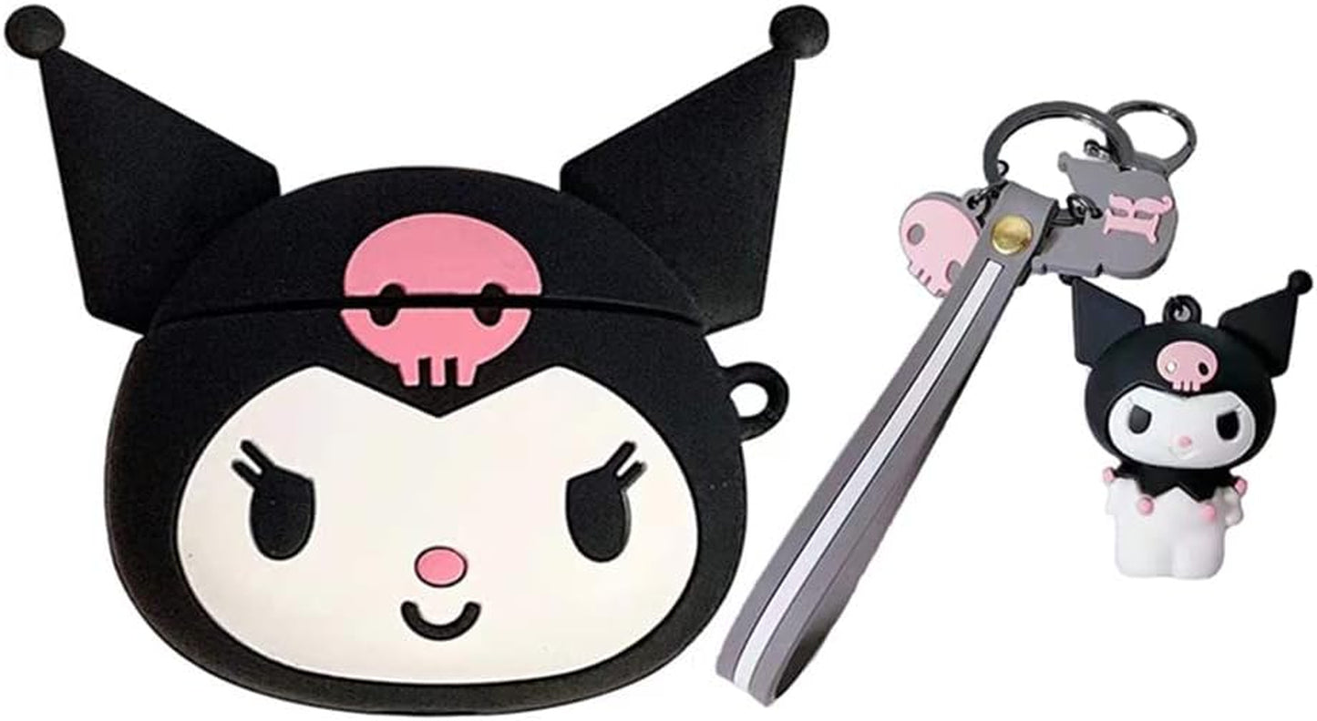 For Air Pod Pro 2019/Pro 2 Case 2022, Cartoon Cute Kawaii Silicone Cases for Airpod Pro 2 Design Character Cover Cool Unique Fashion Fun Funny Soft Coves for Girls Girly Boys (Kuluomi Pro)  qindongdianpu   