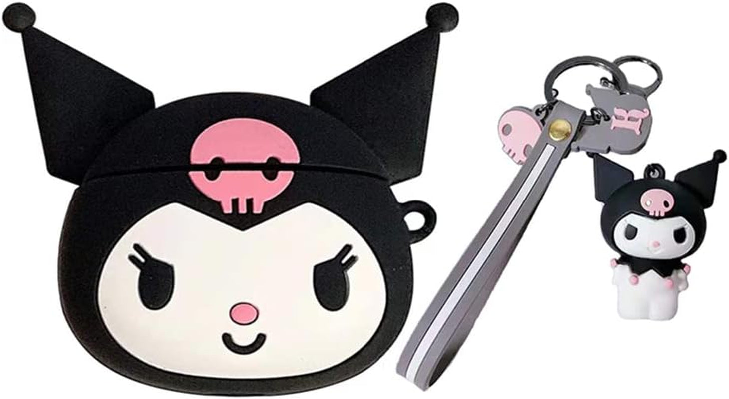 For Air Pod Pro 2019/Pro 2 Case 2022, Cartoon Cute Kawaii Silicone Cases for Airpod Pro 2 Design Character Cover Cool Unique Fashion Fun Funny Soft Coves for Girls Girly Boys (Kuluomi Pro)  qindongdianpu   