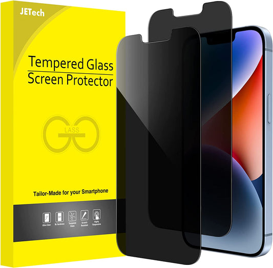Jetech Privacy Screen Protector for Iphone 14 6.1-Inch, anti Spy Tempered Glass Film, 2-Pack  JETech   